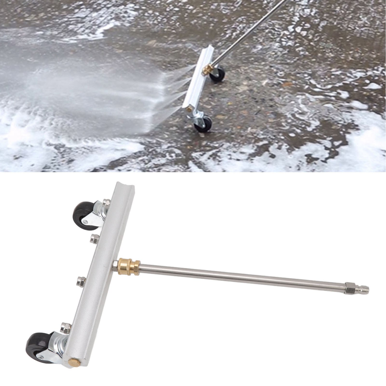 1/4"-druckknopf-hochdruckreiniger, Gartenwegreiniger, Unterbodenreiniger, Unterbodenbürste