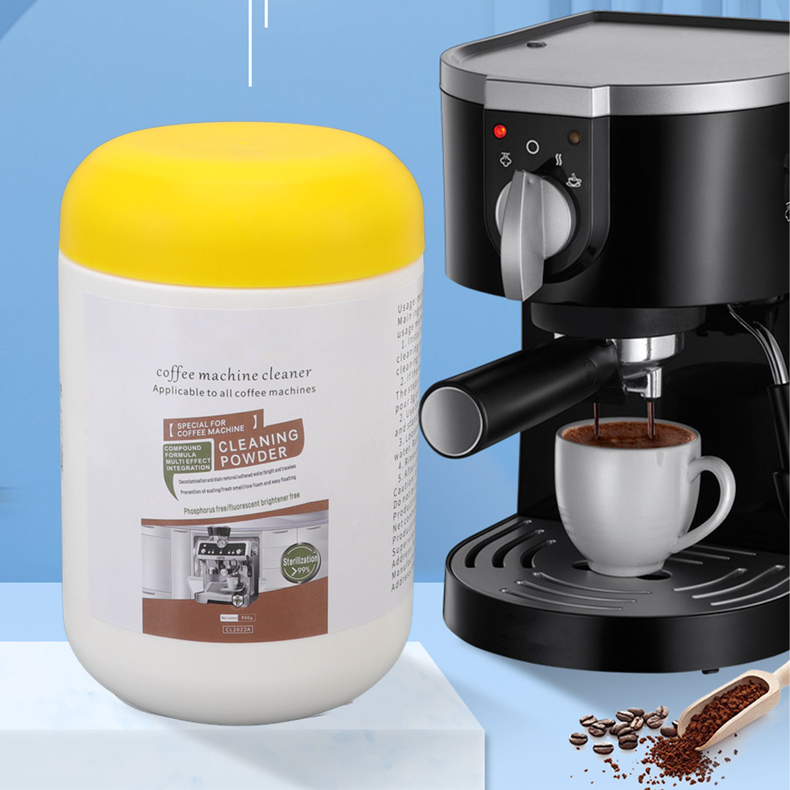Reiniger Für Kaffeemaschinen, Halbautomatische Entsafter/sojamilchmaschinen/hochgeschwindigkeitsmixer, Entkalker Und Allgemeines Reinigungsprodukt