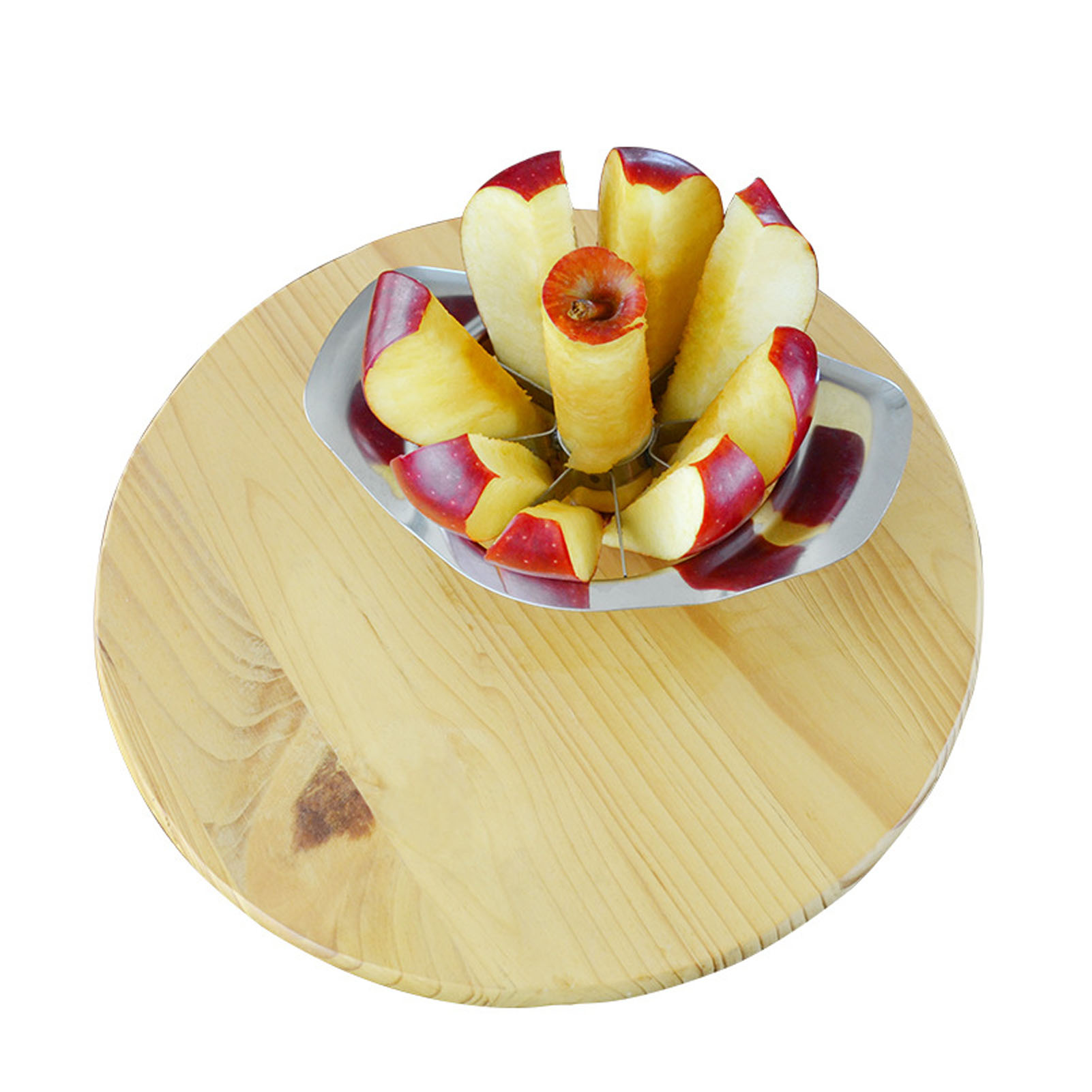 Obstschneider Aus Edelstahl, Apfelschneider, 6-teiliger Apfelschneider, Mangoschäler, Fruchttrenner, Apfelhobel