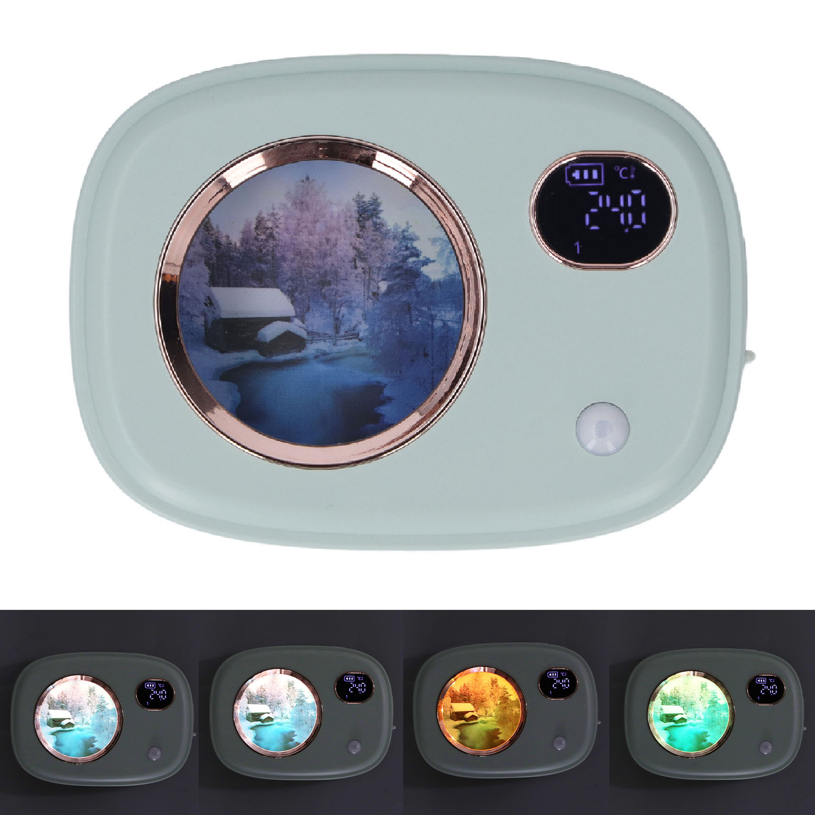 Aromadiffusor Mit Doppelfunktion Für Wand Und Tisch, Duftdiffusor Für Badezimmer/wohnzimmer/hotel, Intelligenter Aromadiffusor Mit Digitaler Anzeige, Usb-aufladbar, Umweltfreundlich.