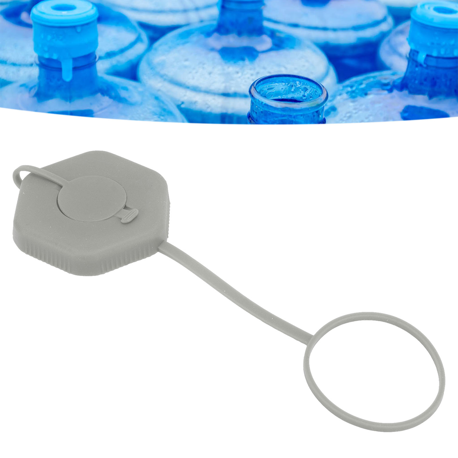 Verschluss Für Eine 3,8-liter-wasserflasche – Verschluss Für Wasserspenderflasche (grau)