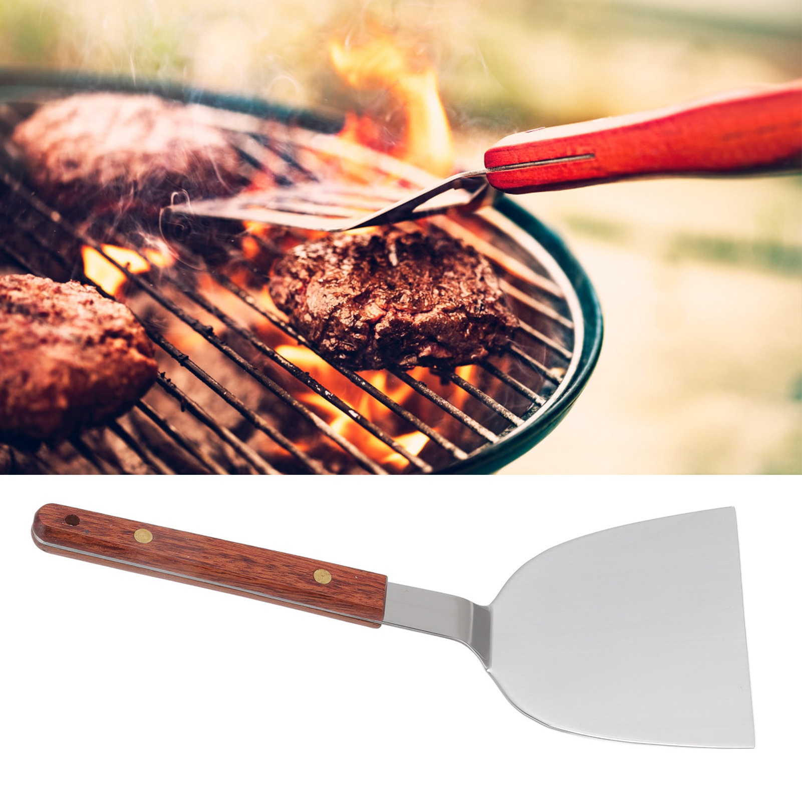 105-mm-küchenspatel, Teppanyaki-spatel, Pizzaspatel, Spatel Für Manuelle Crêpe-presse, Bratspatel