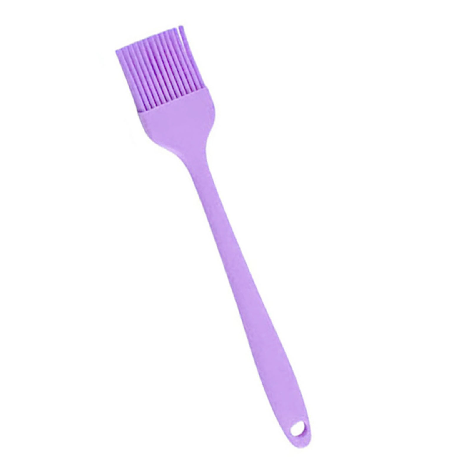 Ölpinsel Aus Lebensmittelechtem Silikon, Grillpinsel, Gewürzpinsel Für Den Haushalt, Speiseölpinsel Zum Kochen, Grillpinsel, Zweiteiliger Pinsel, Hellviolett.
