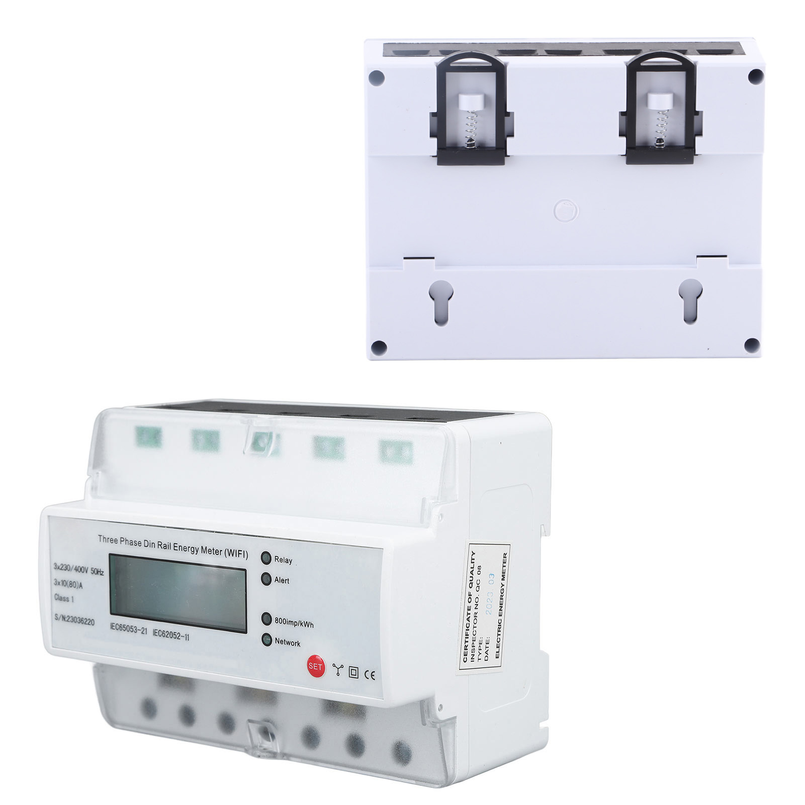 Tuya Smart Meter, 4g-vierdraht-drehstromzähler Zur Schienenmontage, Fernablesung, Multifunktionaler Prepaid-zähler Für Den Heimgebrauch