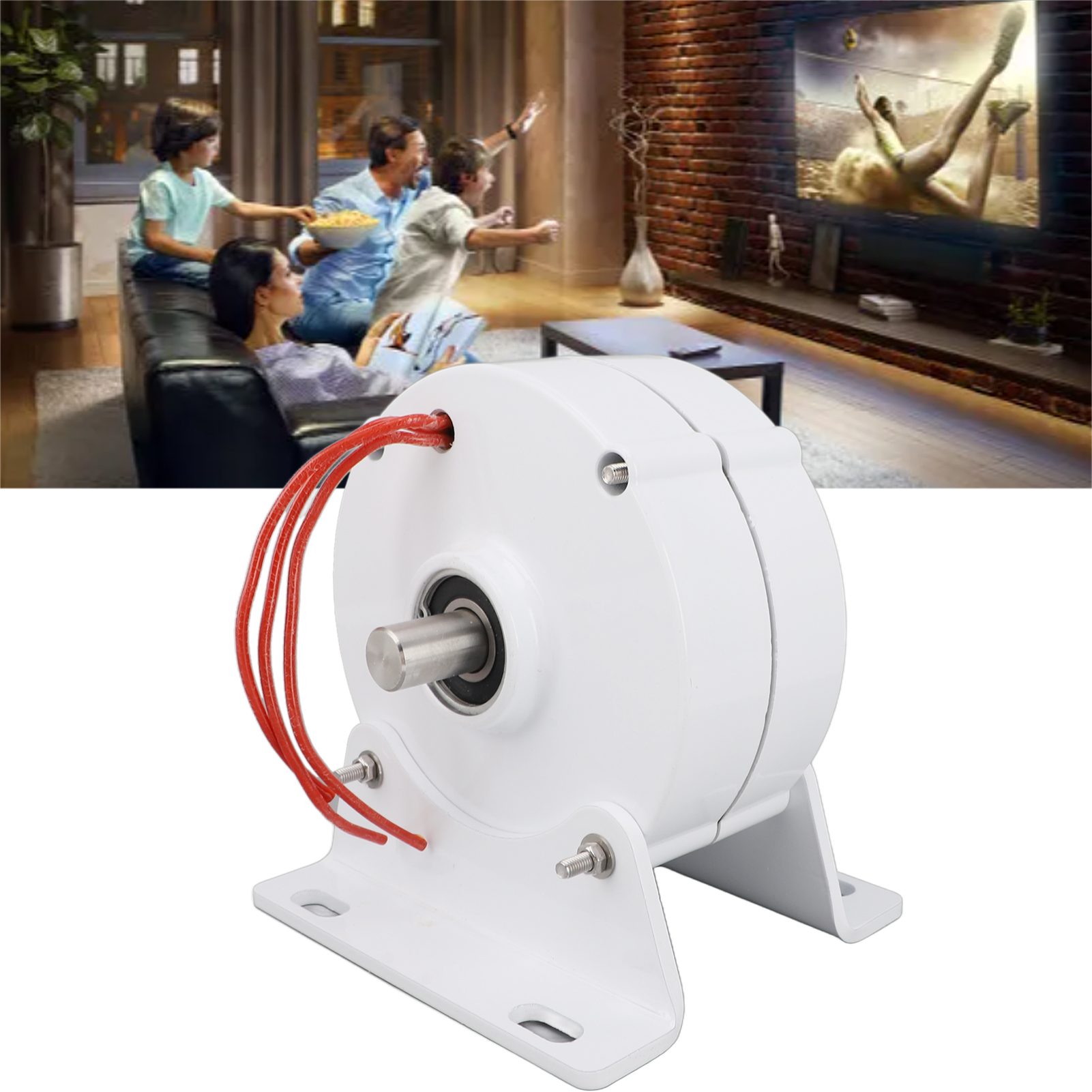 48-v-drehstrom-synchrongenerator Mit Zwei Wellen Und Permanentmagneten Für Den Hausgebrauch, Mit Sockel, 100 W