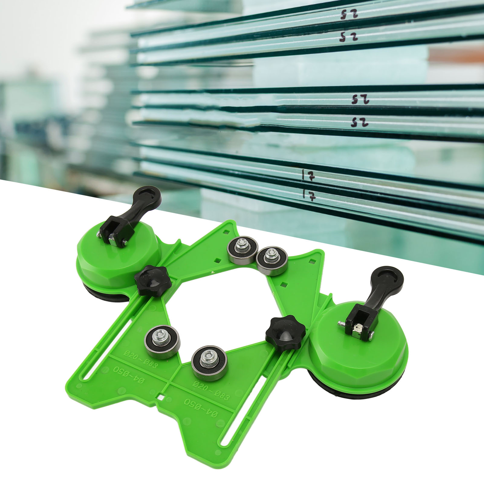 Bohrer Für Glas Und Fliesen (4 Bis 83 Mm), Hilfswerkzeug, Multifunktionaler Saugnapf Für Bohrer, Bohrer Für Marmor, Verstellbares Werkzeug
