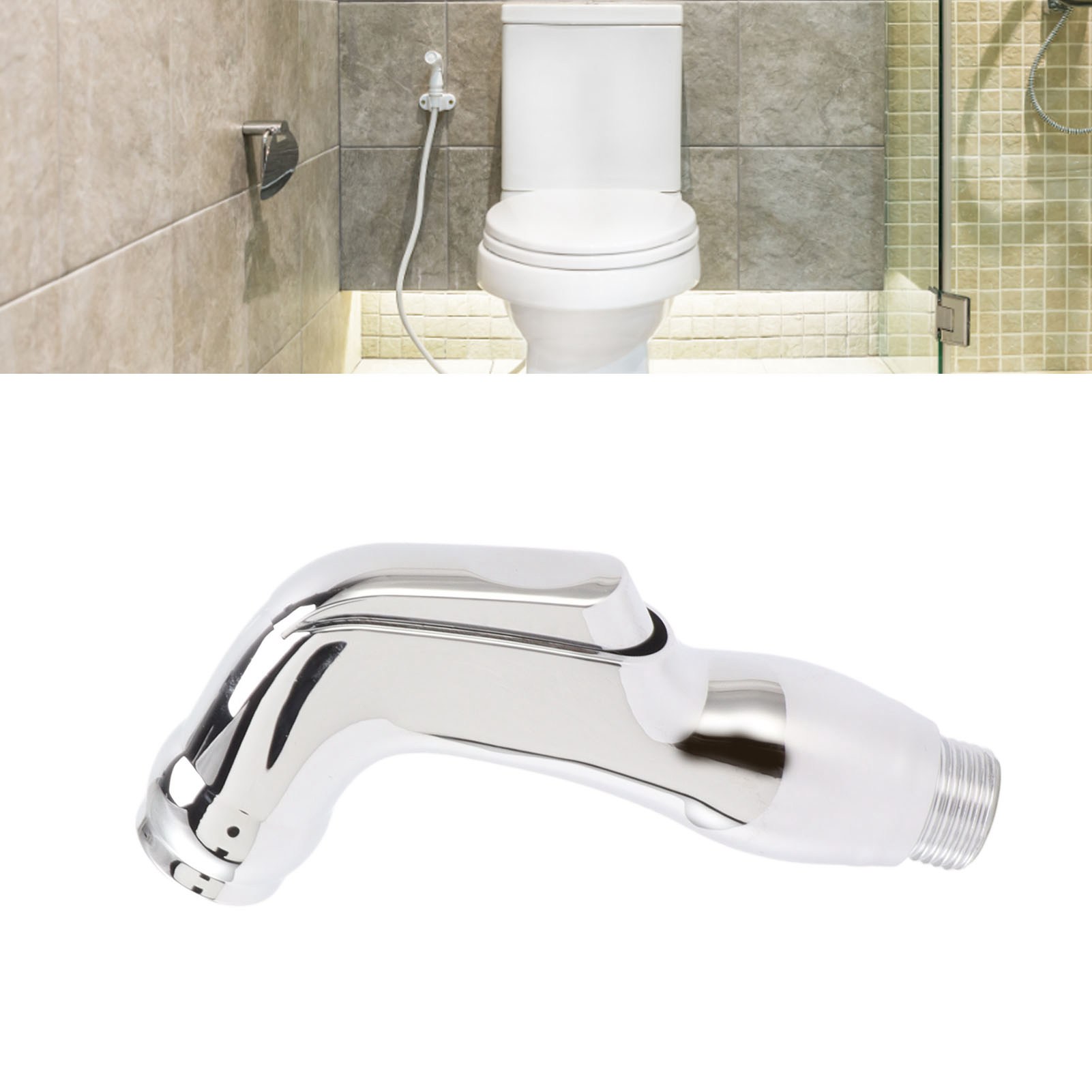 Elegante Toilettenpistole Für Den Heimgebrauch Mit Druckbeaufschlagter Bidetdüse.