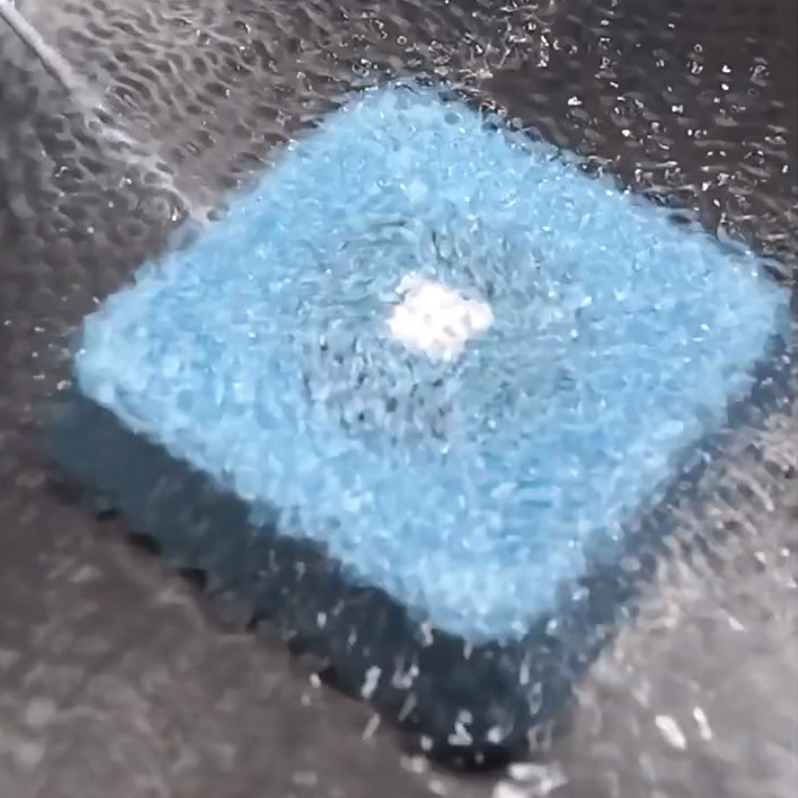 Ultraschall-geschirrspüler, Mini-haushalts-obst- Und Gemüsespüler, Glas- Und Schmuckreiniger, Tragbarer Usb-würfel-geschirrspüler, Blau.