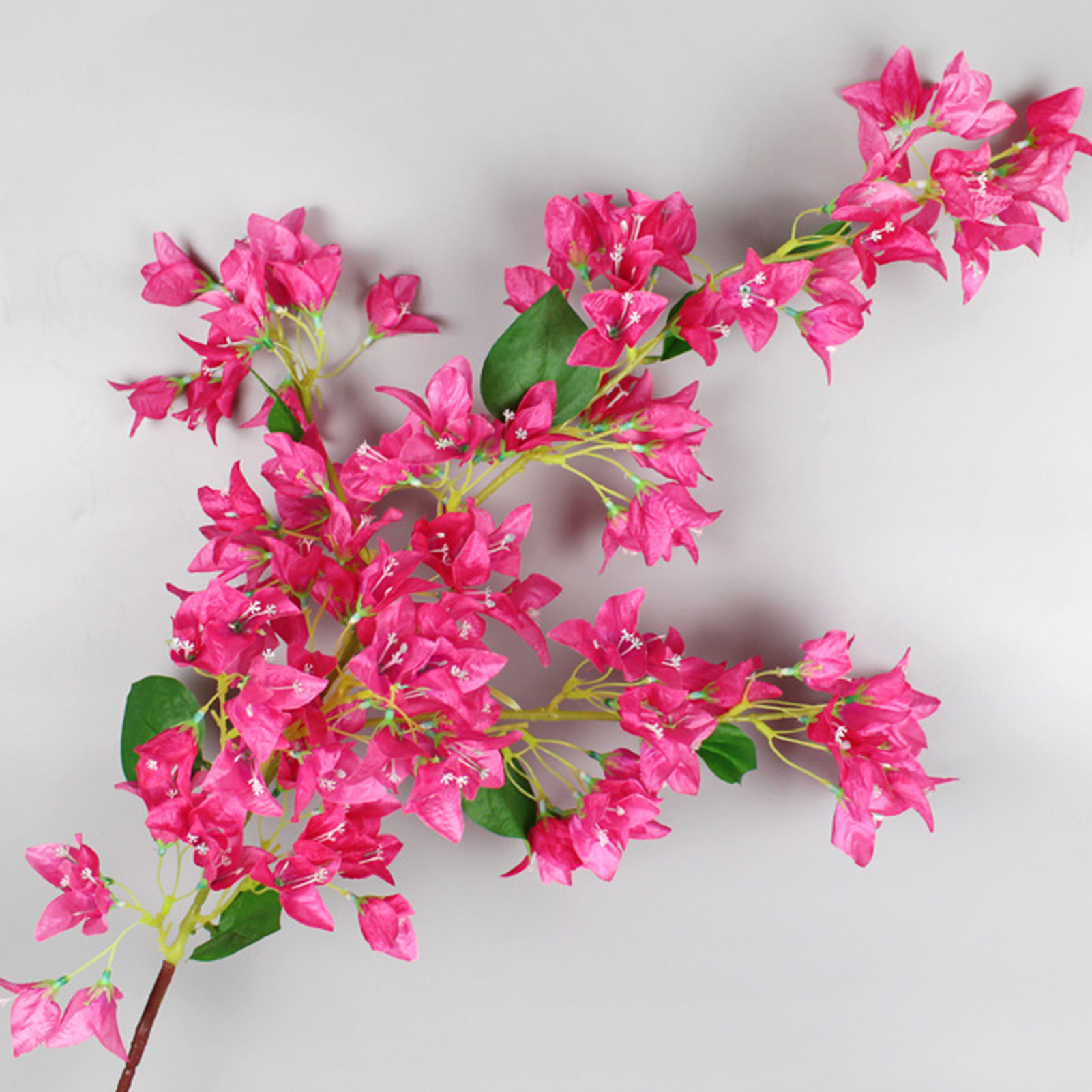 120 Cm Hohe, Rosa-rote Künstliche Bougainvillea Für Die Innendekoration, Hochzeitsdekoration, Hohe Künstliche Bougainvillea-zweige, Blumen Zur Dekoration Von Hotelböden.