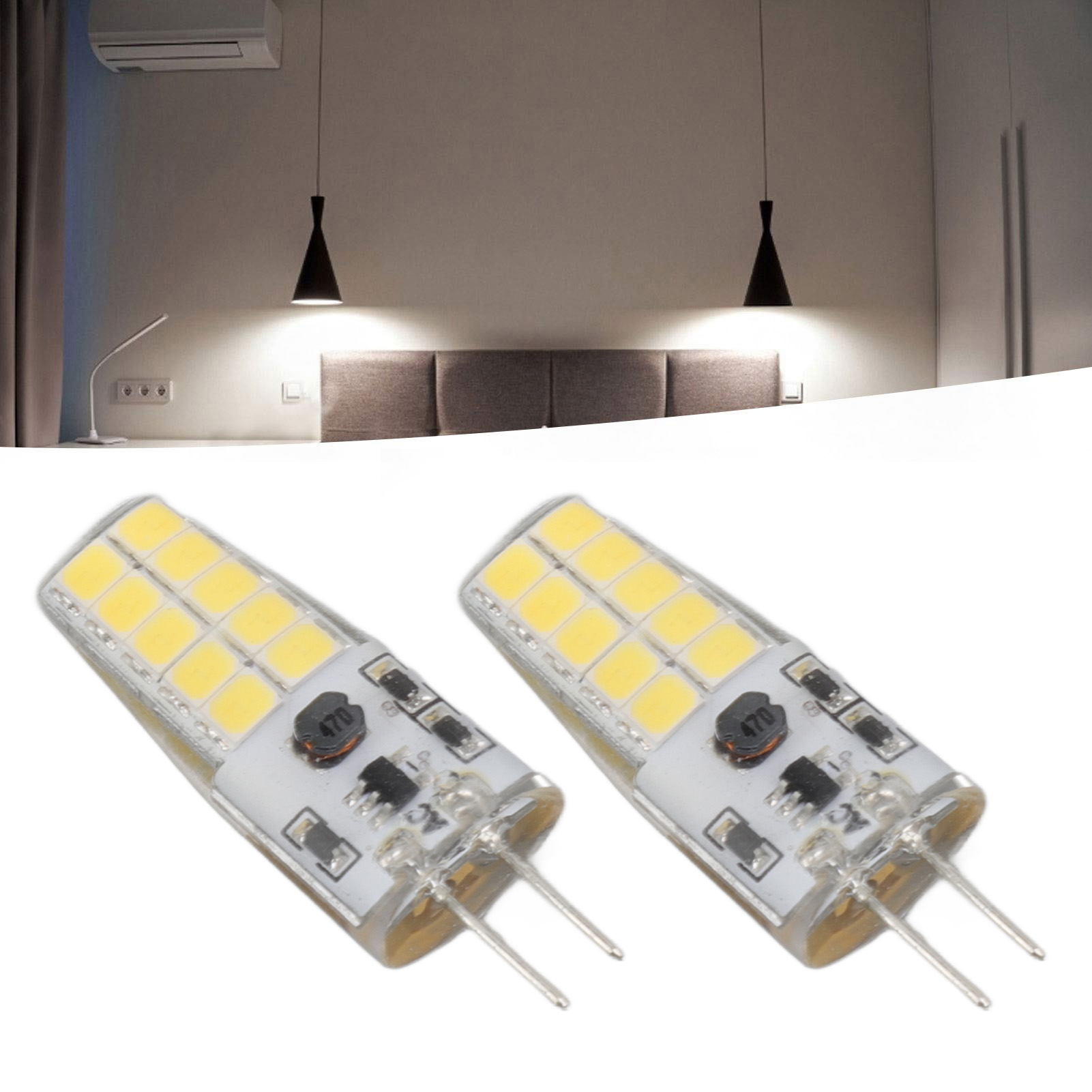 2-w-g4-led-lampe, 12-v-mini-led, Weißes Licht