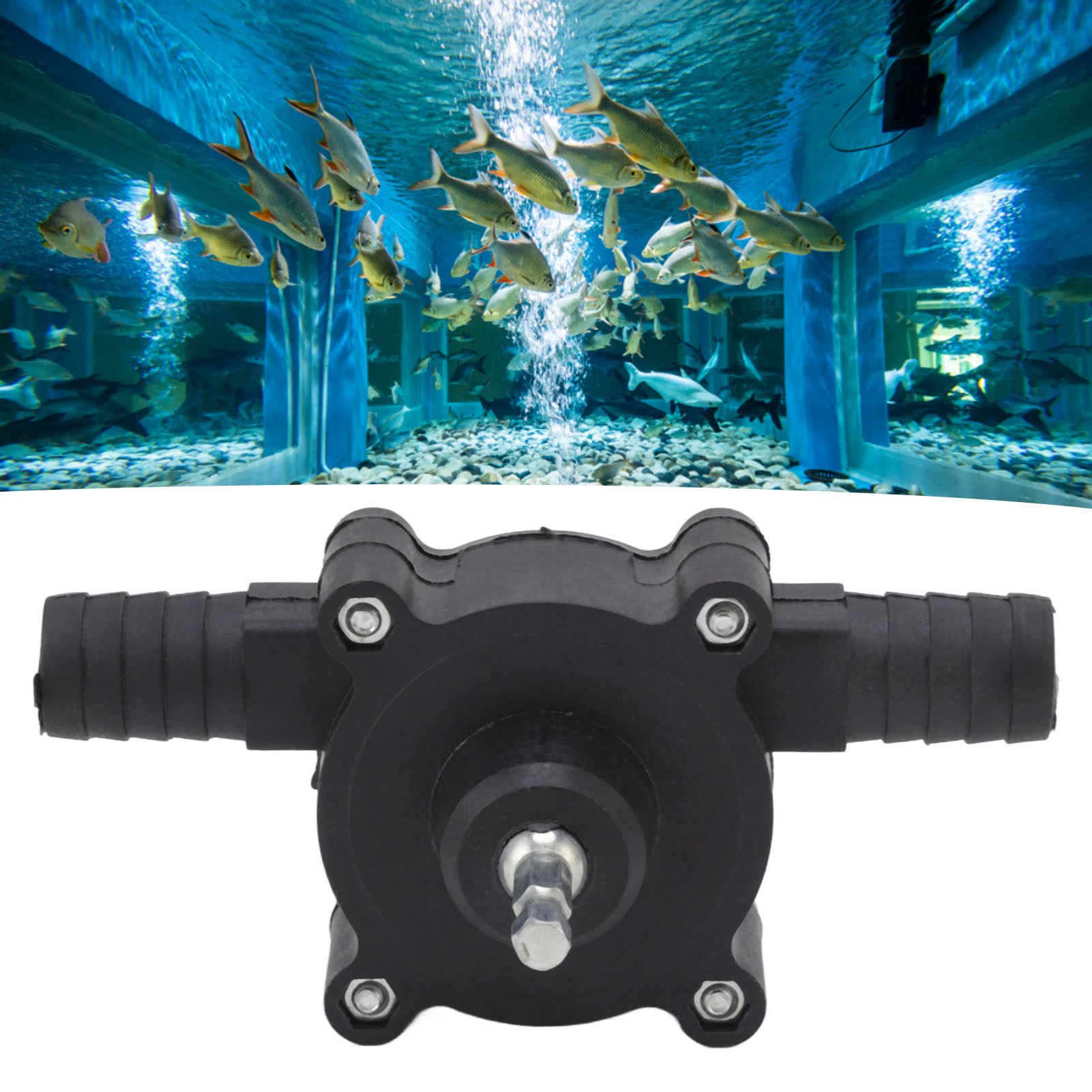 Selbstansaugende Pumpe Für Heimfestplatten, Angetrieben Von Einer Elektrischen Bohrmaschine, Zum Umfüllen Von Flüssigkeiten (wasser Und Öl).