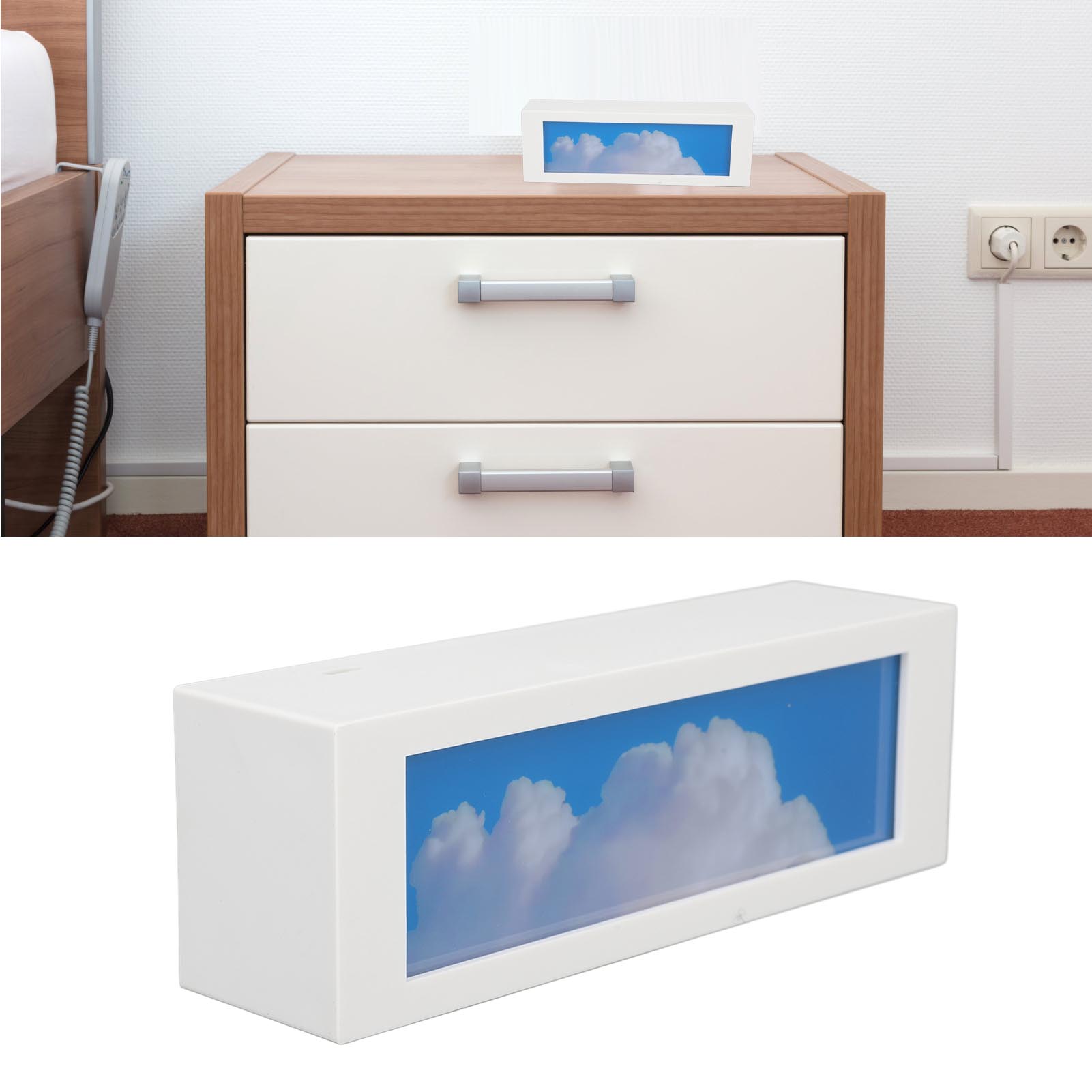 Nachtlicht In Form Einer Himmlischen Wolke, Dekoration Für Den Nachttisch, Entspannendes Und Beruhigendes Geschenk.