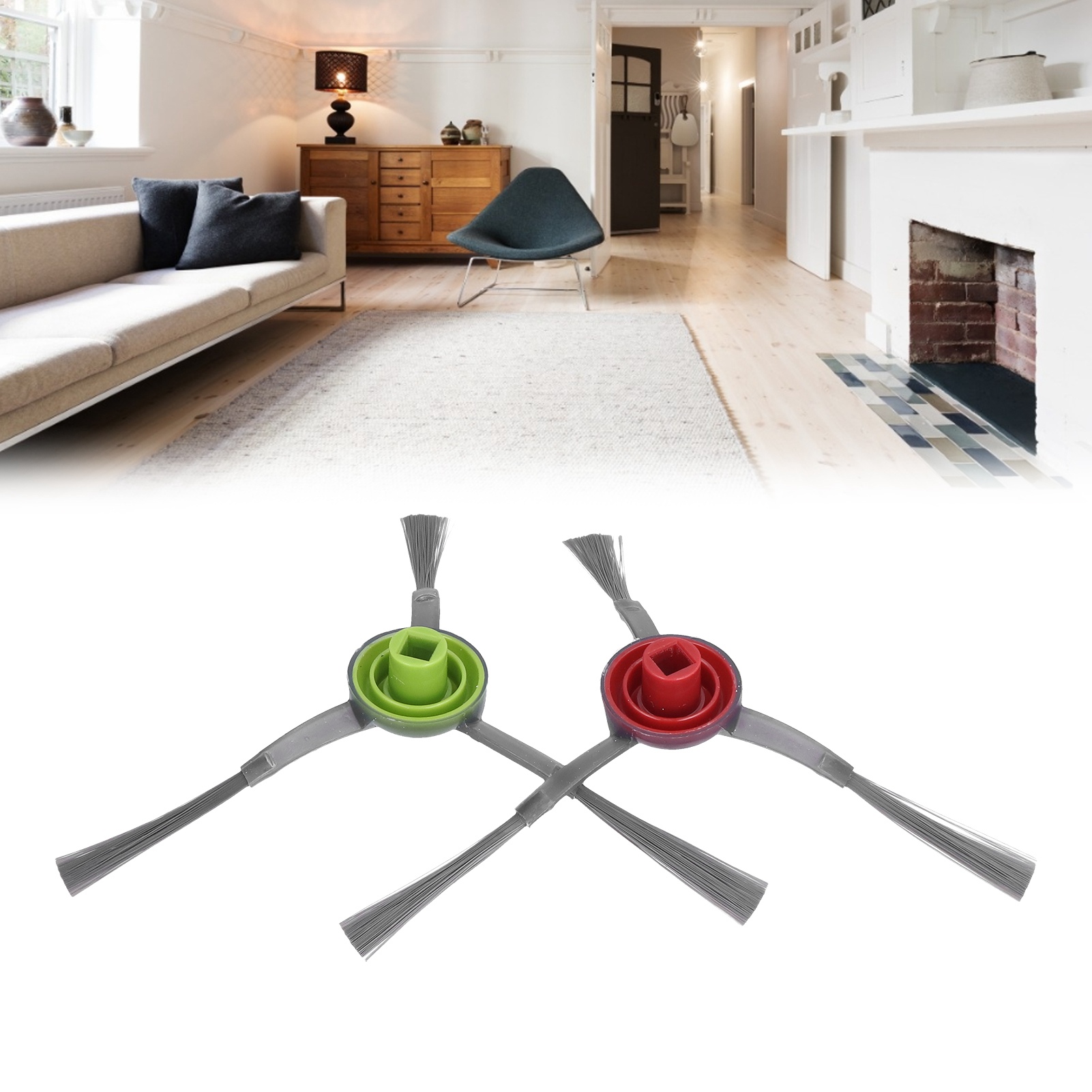2 Sets Seitenbürsten, Kompatibel Mit Den Ecovacs T9 Aivi/aivi+ Saugrobotern.