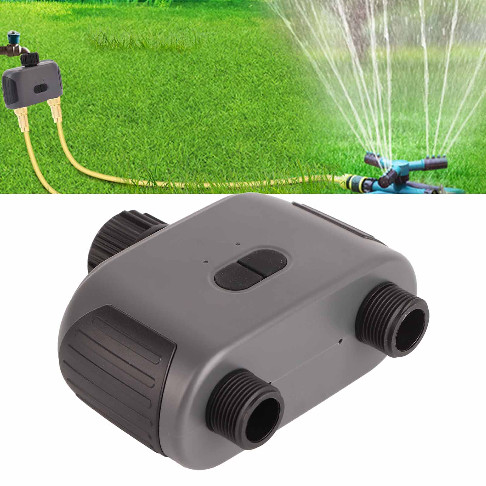 G3/4 Zweikanal-bewässerungsuhr-set Mit Graffiti Smart Bluetooth-gateway Für Fernsteuerung Und Programmierung, 100–250 V, Europäischer Standard
