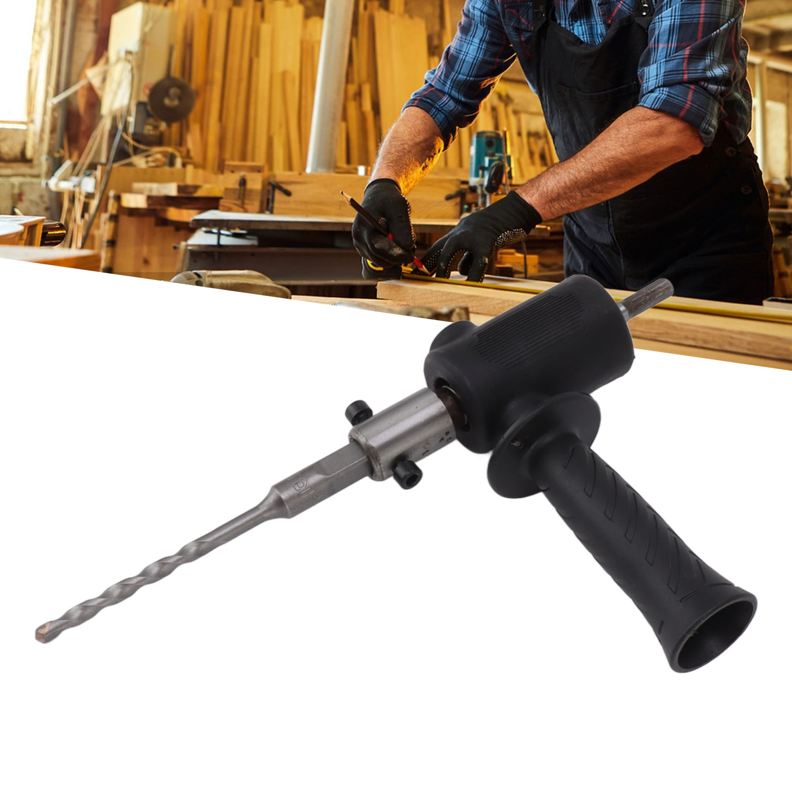 Umrüstkopf Für Schlagbohrmaschine, Umbaukopf Für Schlagbohrmaschine, Umbauwerkzeug Für Schlagbohrmaschine, Vierkantfutter.