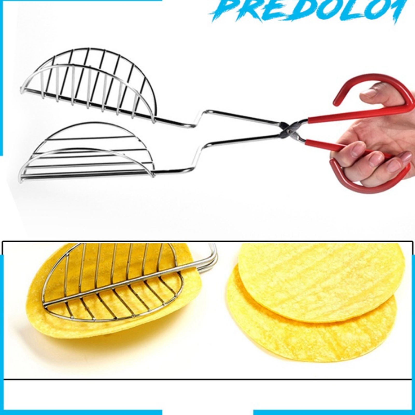 Taco-halter Aus Edelstahl Für Mexikanische Restaurants, Ideal Für Tortillas, Frühlingsrollen, Crêpes Und Andere Speisen.
