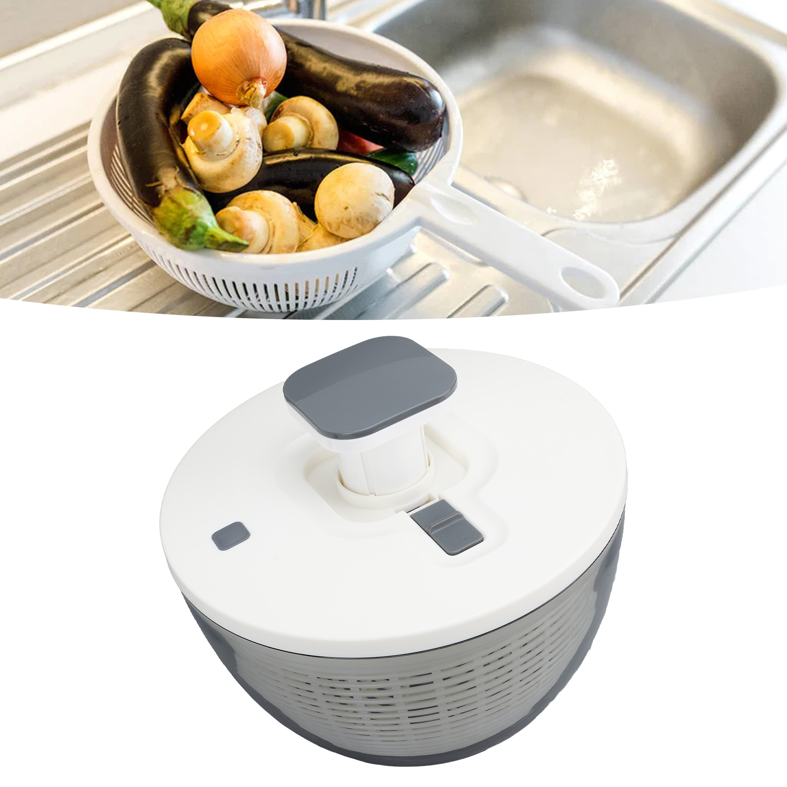 Dörrgerät Für Gemüse Unter Druck, Obstschleuder, Dörrgerät Für Den Hausgebrauch Mit Großem Fassungsvermögen, Küchenzubehör, Salatabtropfkorb.