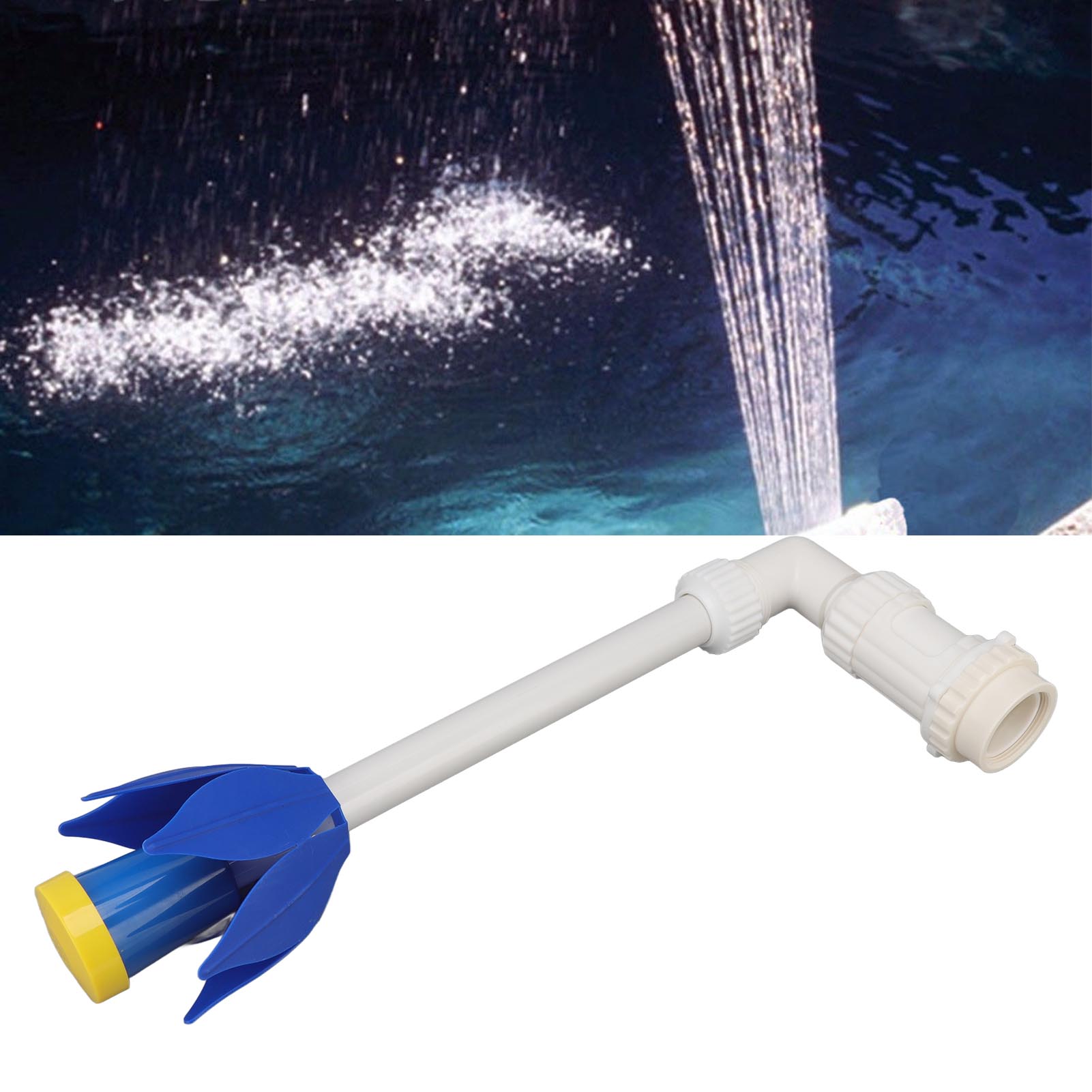 G1-1/2 Innengewinde-poolbrunnenhalterung Mit Lotuskopf, Wasserfallbrunnenhalterung Für Eingelassene Pools, Poolbrunnen