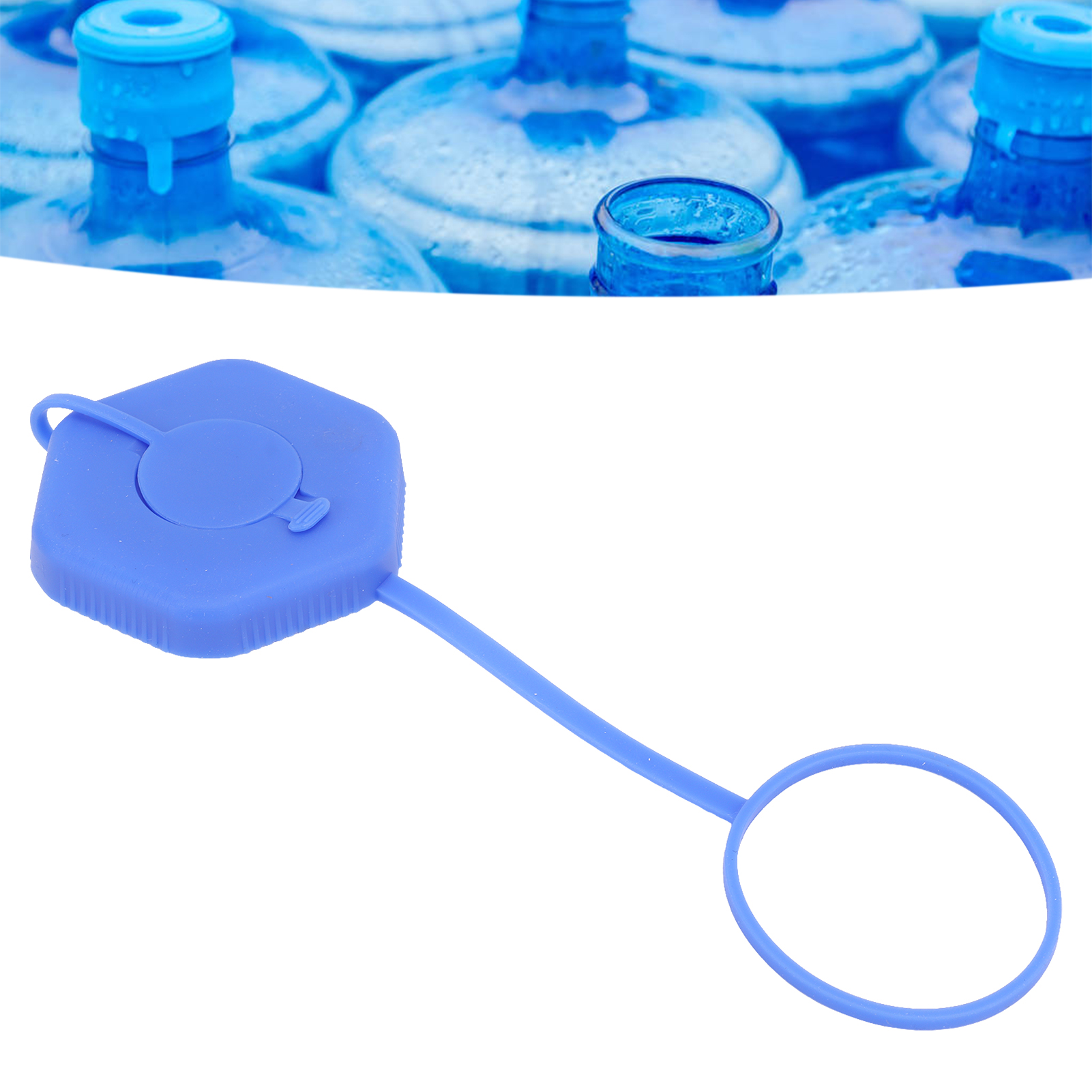 Verschluss Für Ein-gallonen-wasserflaschen – Blauer Silikonverschluss Für Wasserspender
