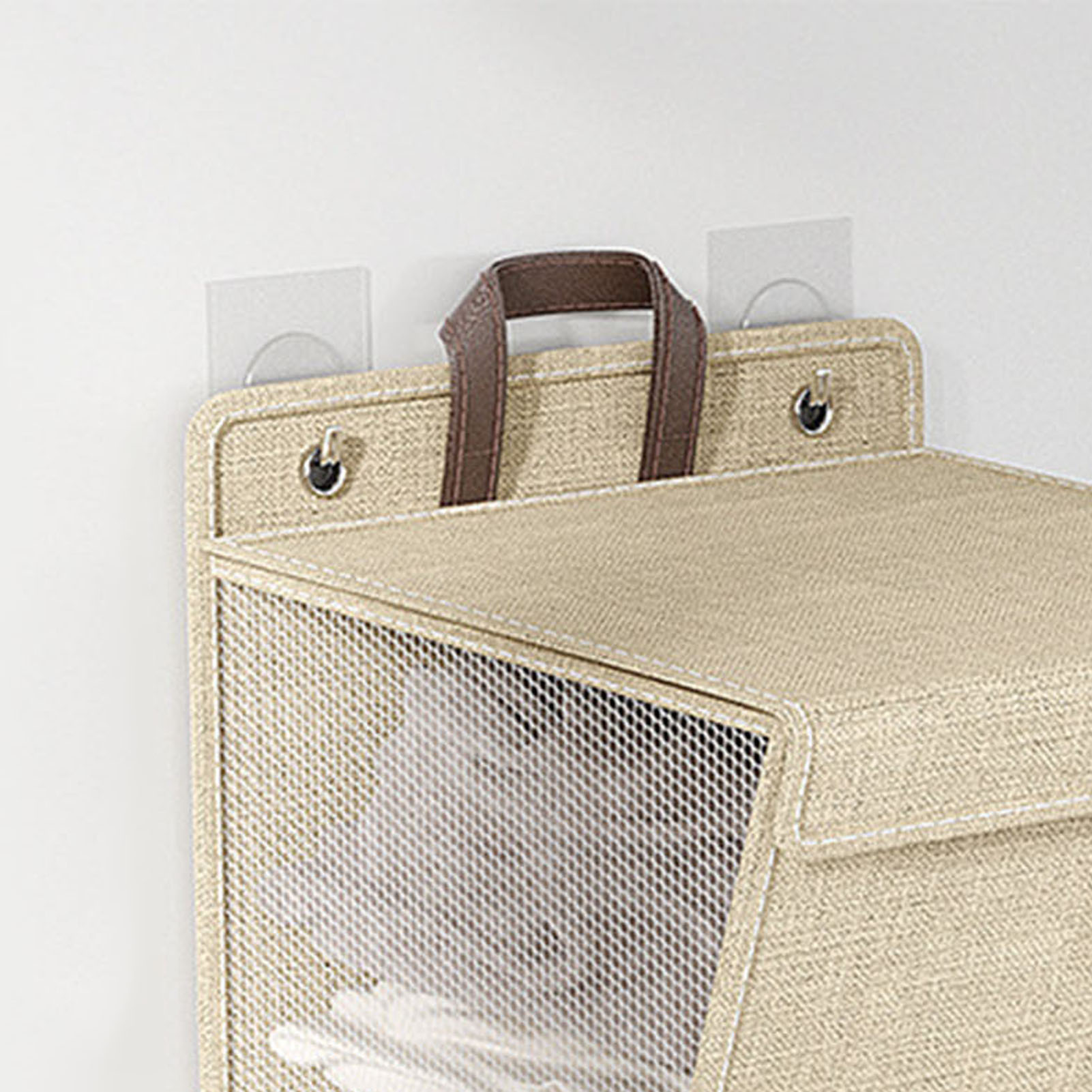 Neu Und Hervorragend Entdeckt: Faltbarer Und Multifunktionaler Wandaufbewahrungskorb Für Kleidung (beige, Mittlere Größe) Für Zuhause Und Studentenwohnheime, Großes Fassungsvermögen.