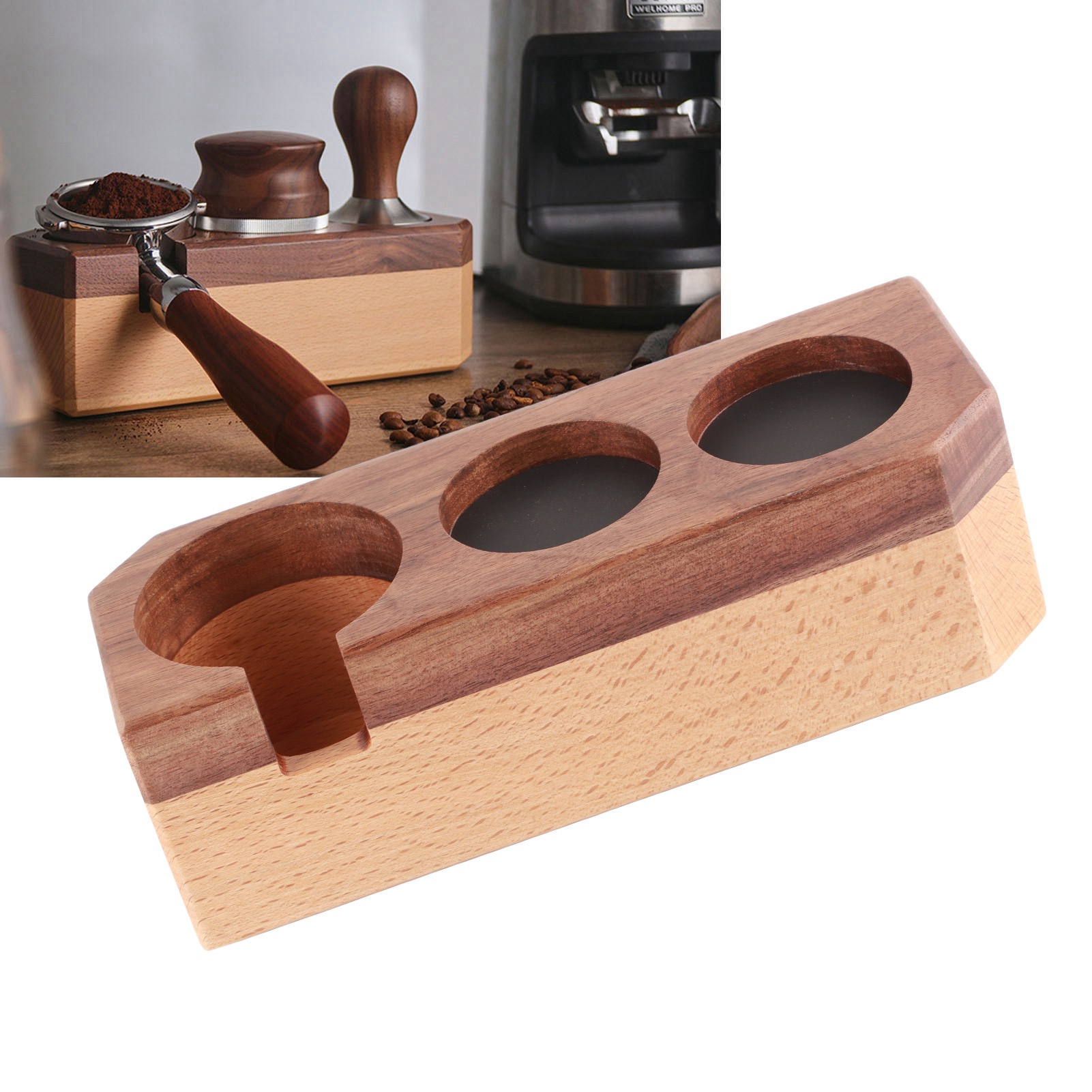 Modulare Griffhalterung Für Kaffeemaschine, Espressotamper, Pulverkissen, Pulverspenderbasis, Großer Kaffeetamper