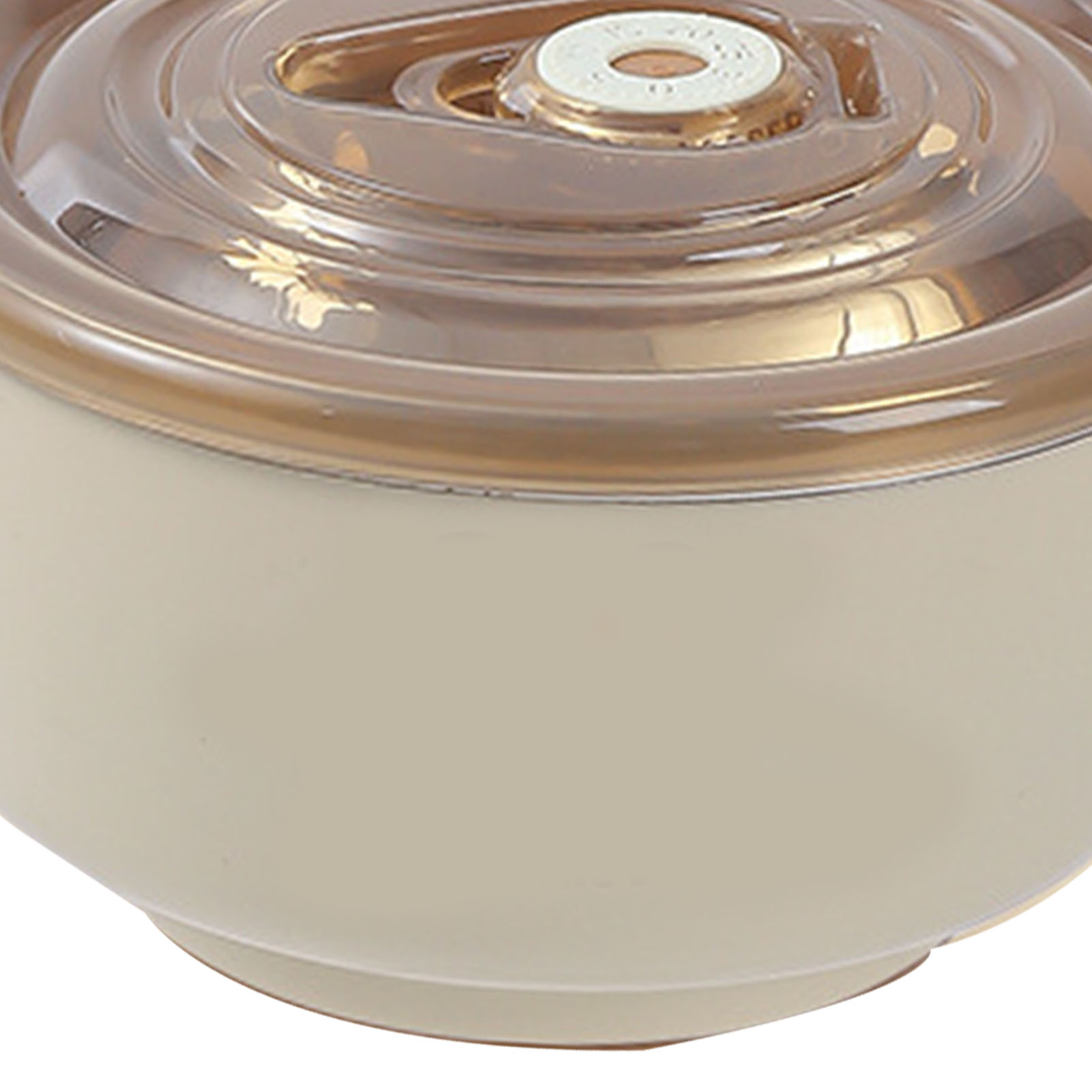 Schüssel Aus Edelstahl 304, Auslaufsichere Schüssel Für Zuhause Und Kinder, Dickwandige, Isolierte Schüssel Mit Deckel, Beige