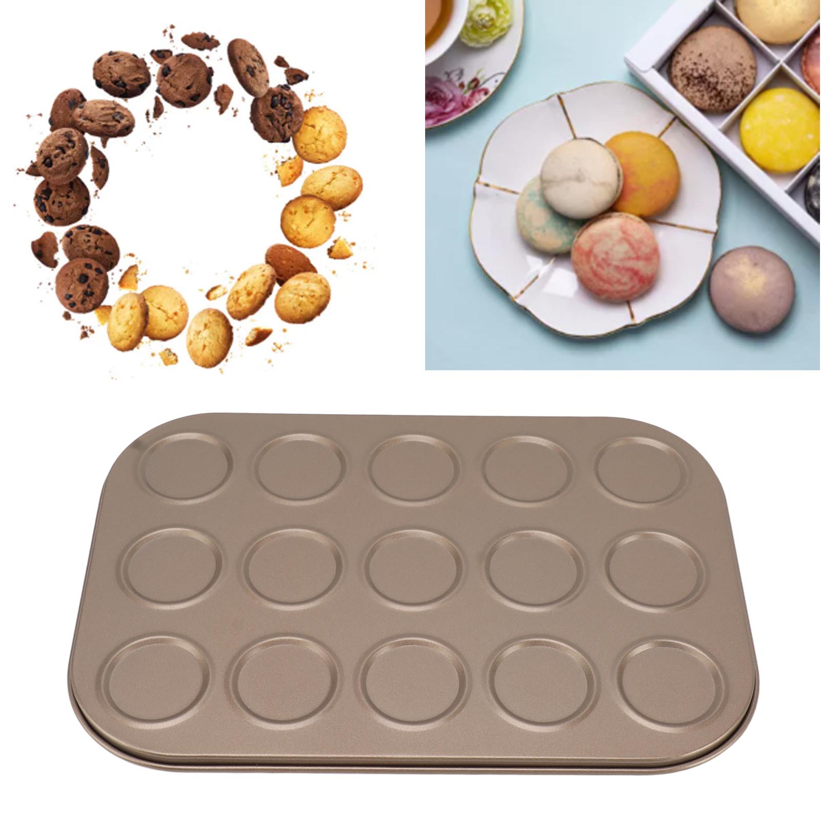 Goldene Macaronform, Dessertteller, Ausstecher Mit 15 Löchern