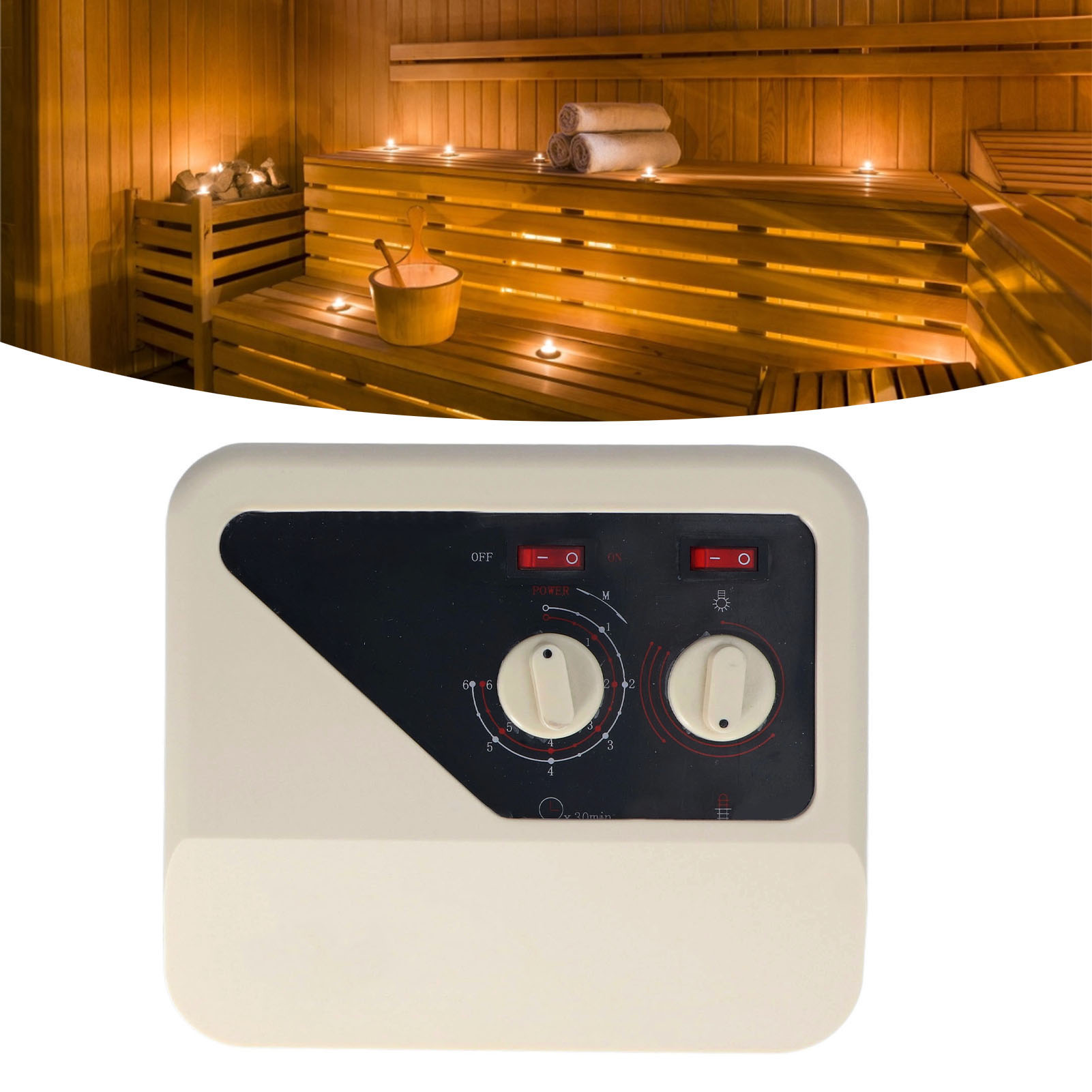 Saunaofen-steuerung (380 V), Externe Steuerung, Temperaturfühlerkabel Im Lieferumfang Enthalten, 9-15 Kw Saunaofen.
