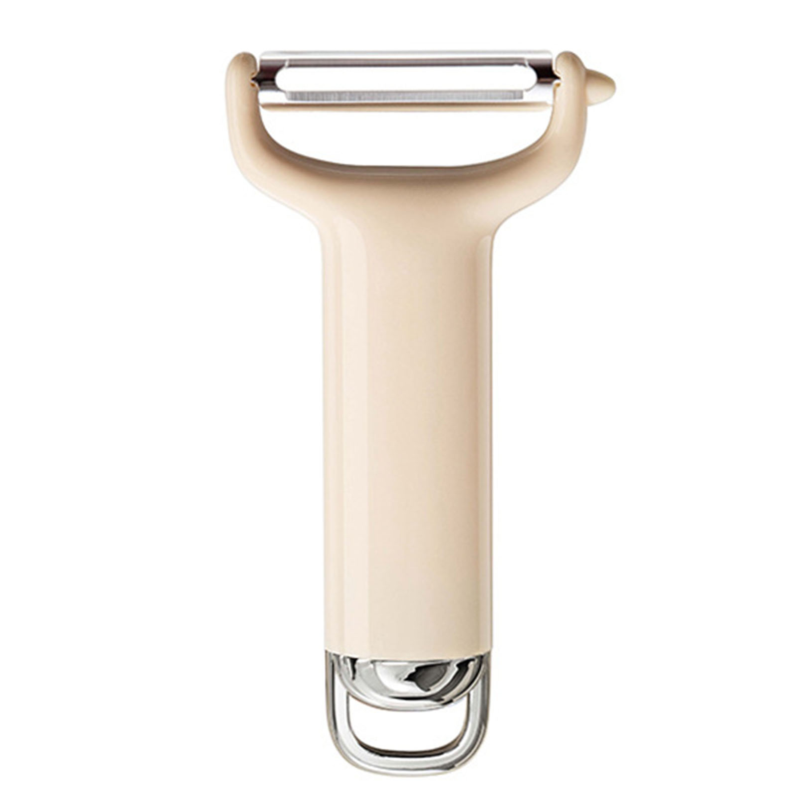 Sparschäler, Multifunktionaler Sparschäler Für Küche Und Haushalt, Ideal Für Kartoffeln, Äpfel, Melonen Und Obst Beige.