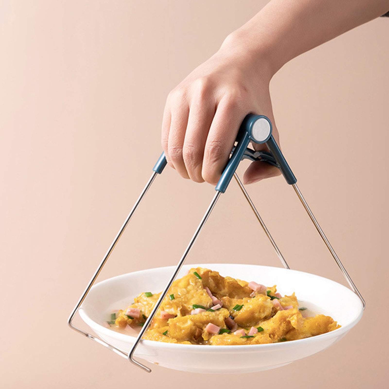 Kreative, Hitzebeständige Antiverbrühungszange Aus Rutschfestem Silikon, Ideal Zum Tragen Von Tellern Und Zum Schutz Vor Verbrennungen In Der Küche.