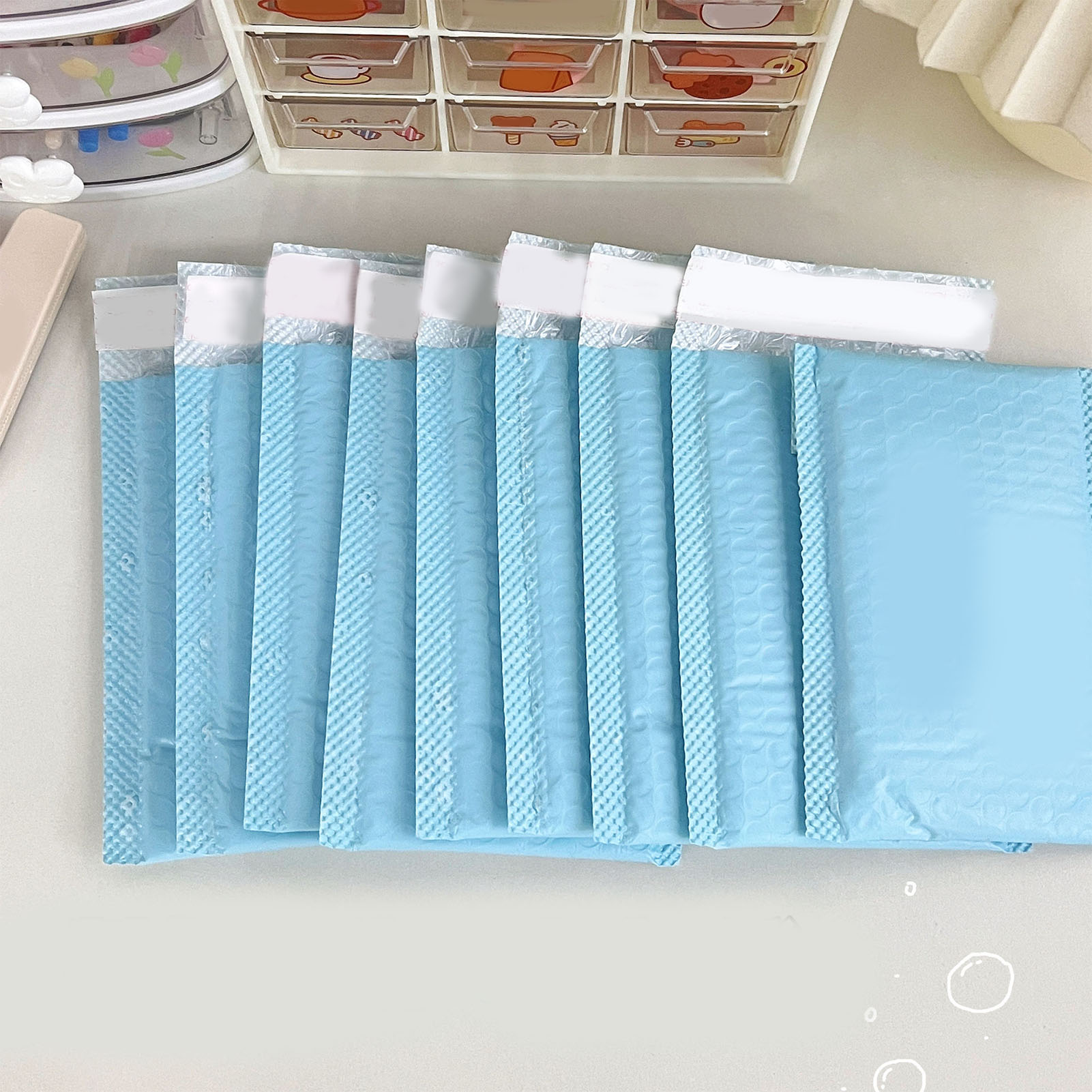 Dicke Luftpolsterfolie, Coextrudierte Folie, Luftpolsterumschläge, Schaumstoffverpackungsbeutel, Guka-kartenhalter, Handyhüllen, Stoßfester Schutz