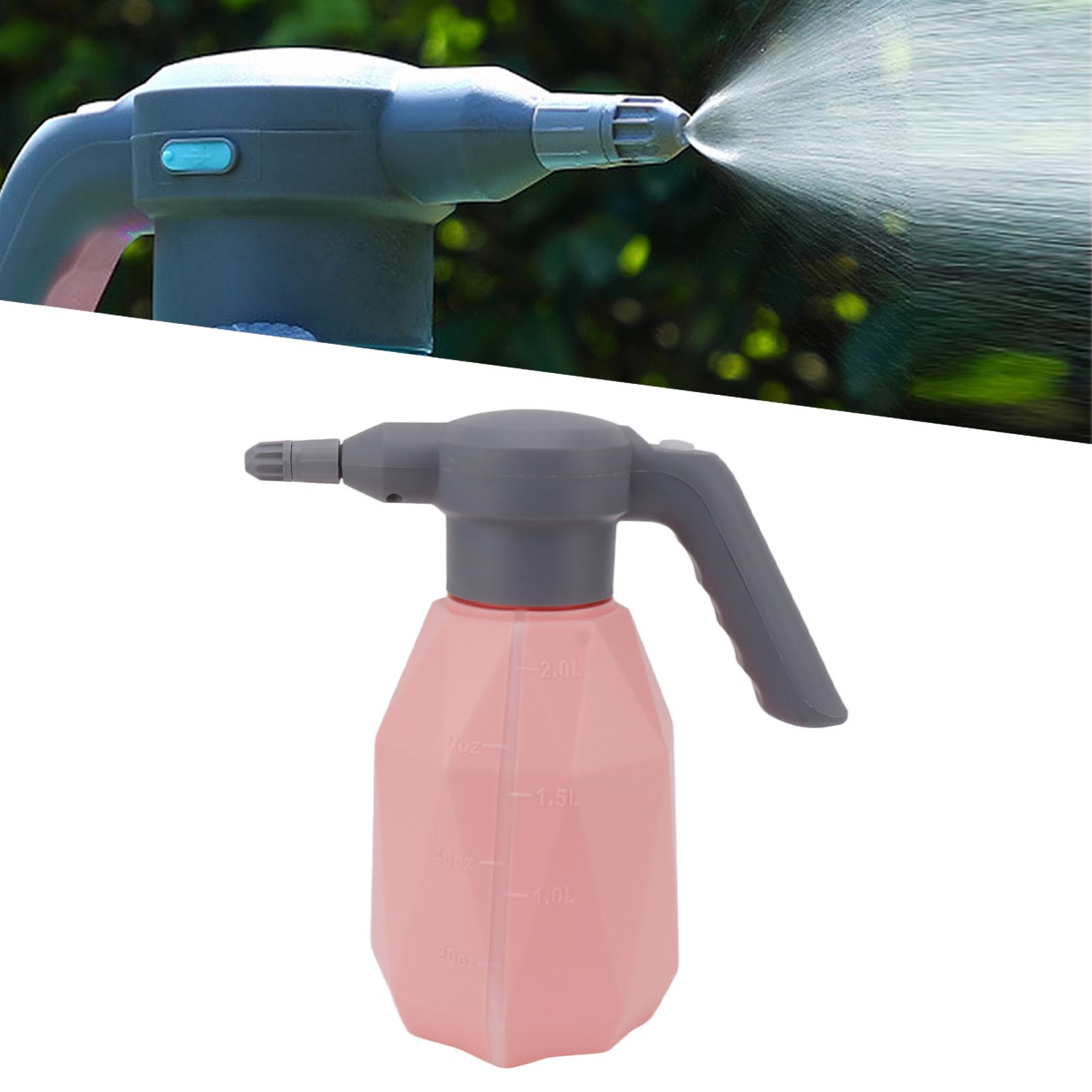 Elektrischer Sprüher, Elektrische Gießkanne, Haushaltsdesinfektionsmittel, Bewässerungssprüher, Automatische Bewässerung, Reinigungssprüher, Kleiner Wiederaufladbarer Sprüher, Rosa, Standardausführung