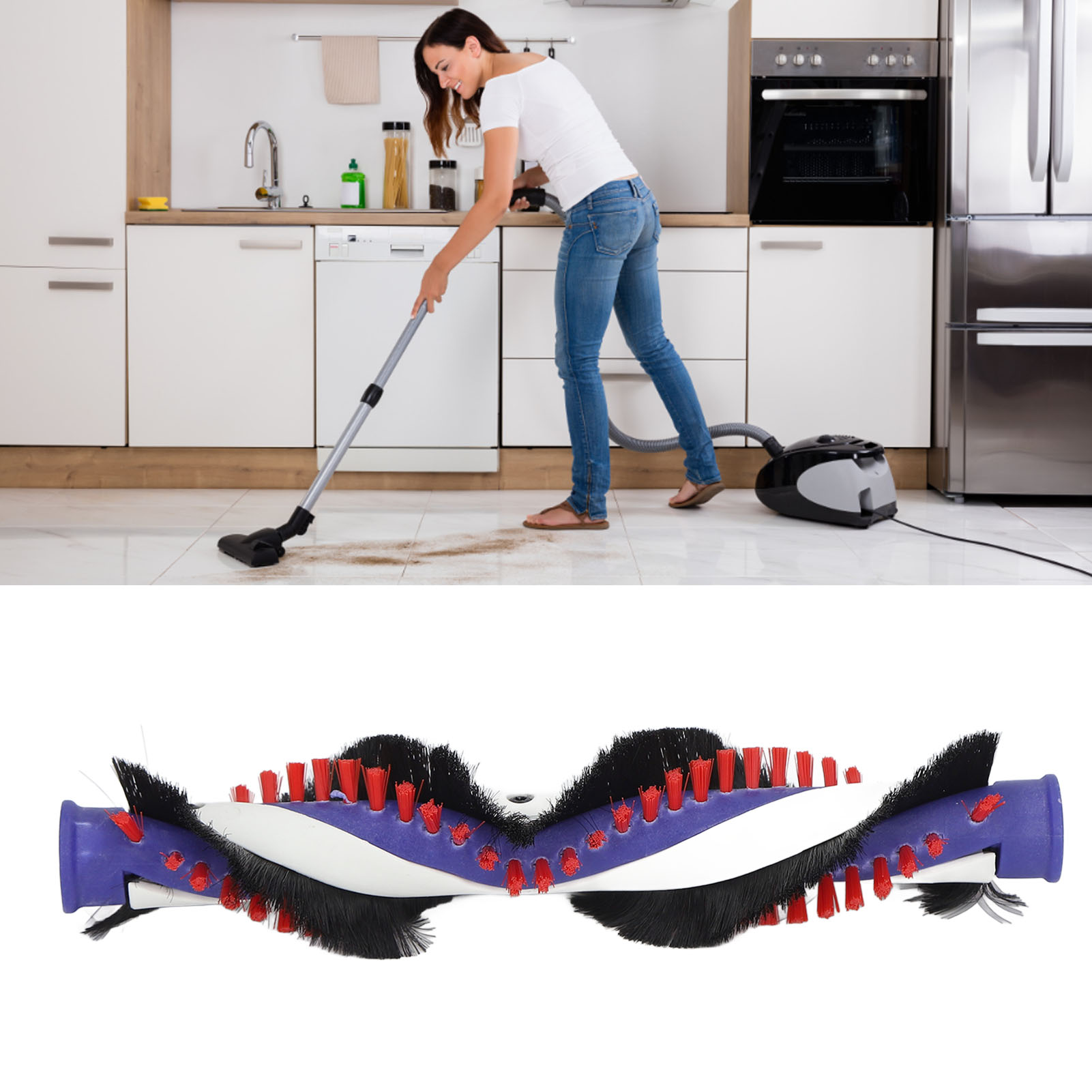 Bodenbürste Kompatibel Mit Dem Dyson Dc35 Staubsauger, Mit Integrierter Walze.