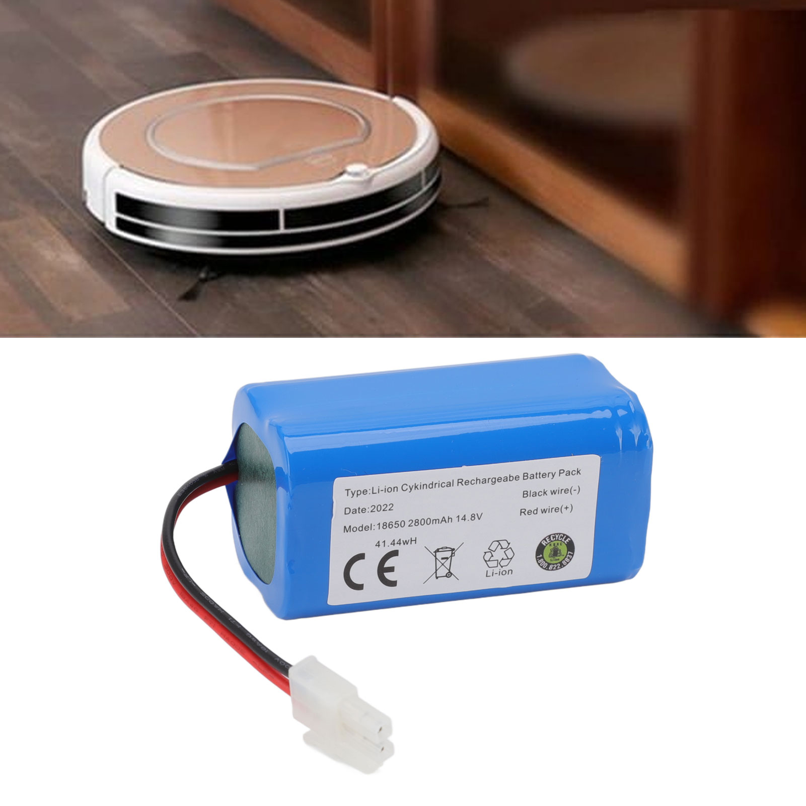 Kompatibel Mit Den Saugrobotern Ilife/ecovacs Cen546/cen540, Die 2800 Mah (14,8 V) Lithium-batterien Verwenden.