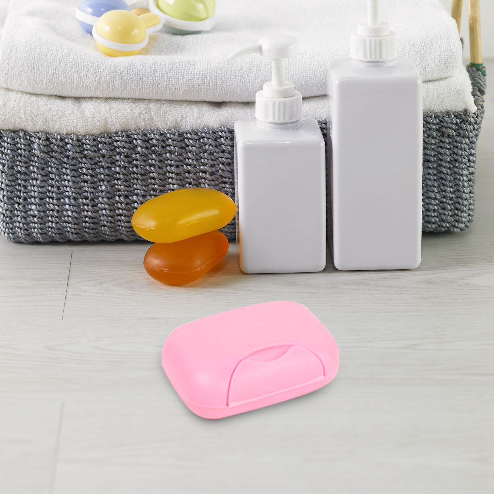 Tragbare, Elegante Und Kreative Reiseseifenbox, Wasserdicht Und Luftdicht, Auslaufsicher, Mit Deckel Und Schloss, Personalisierte Rosa Seifenbox.