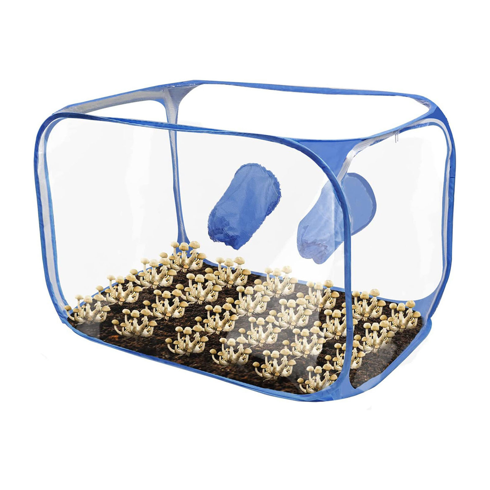 Tragbares Und Faltbares Pilzzuchtzelt-set Mit Statischer Luftbox Und Rückprallsystem.