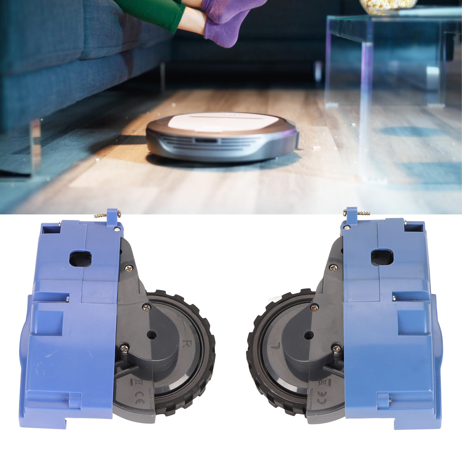 Universelles Blaues Zubehör Für Die Linken Und Rechten Antriebsräder Von Irobot Saugrobotern