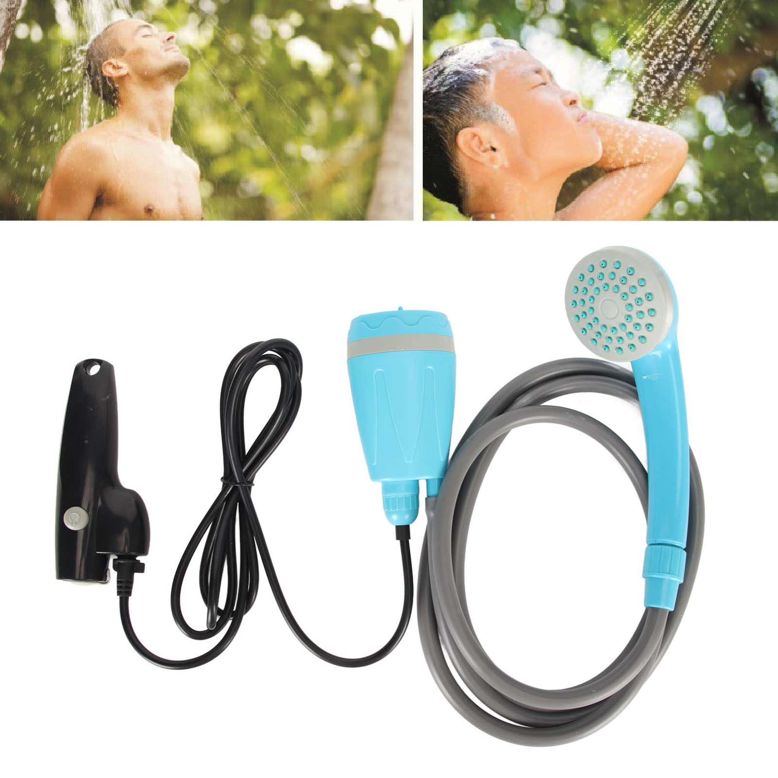 25-w-usb-wiederaufladbarer Duschkopf, Praktischer Outdoor-sprühkopf Zum Autowaschen Und Duschen