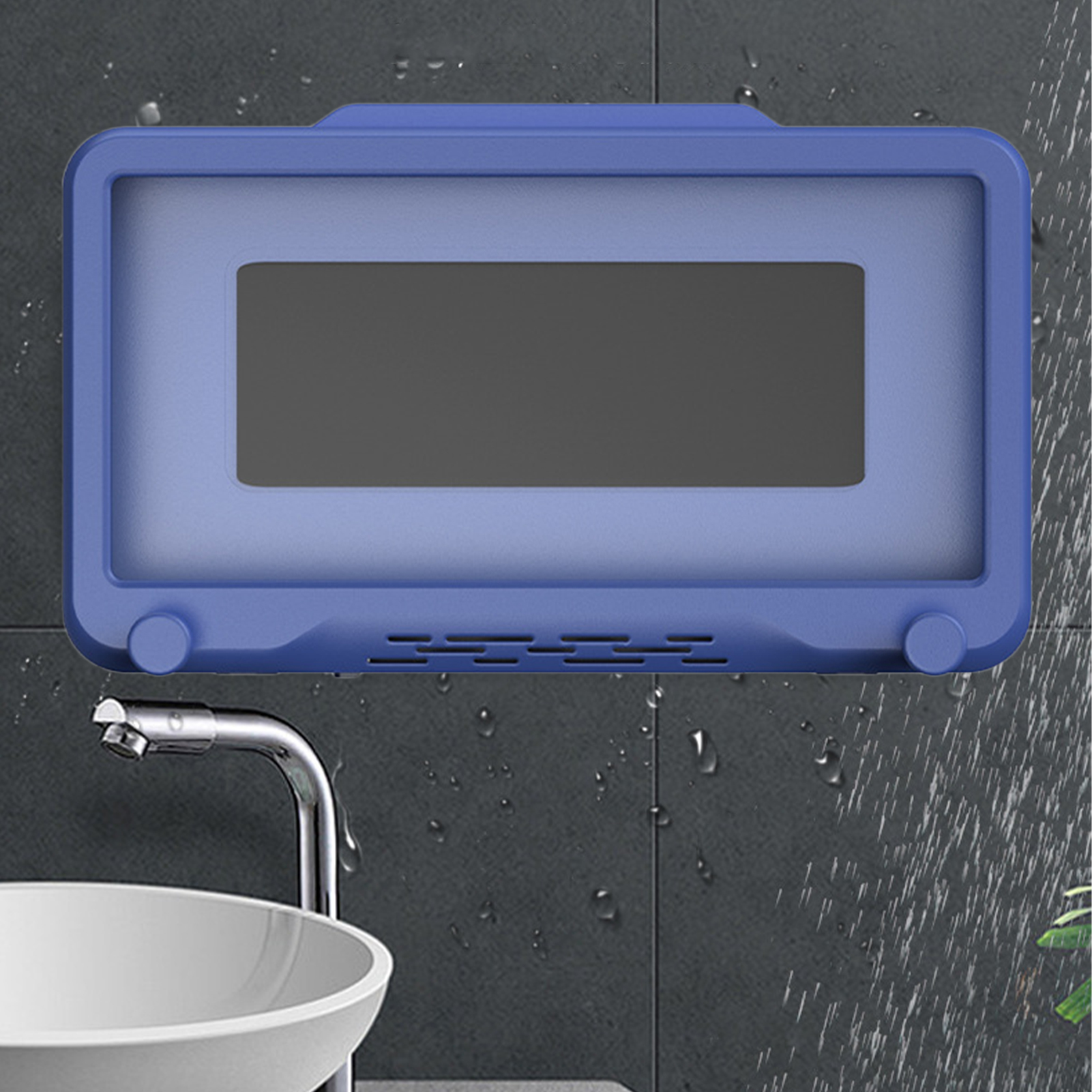 Neuer, Drehbarer Handyhalter, Kein Bohren Erforderlich Und Wasserdicht, Zur Verwendung Im Badezimmer Und Auf Der Toilette.