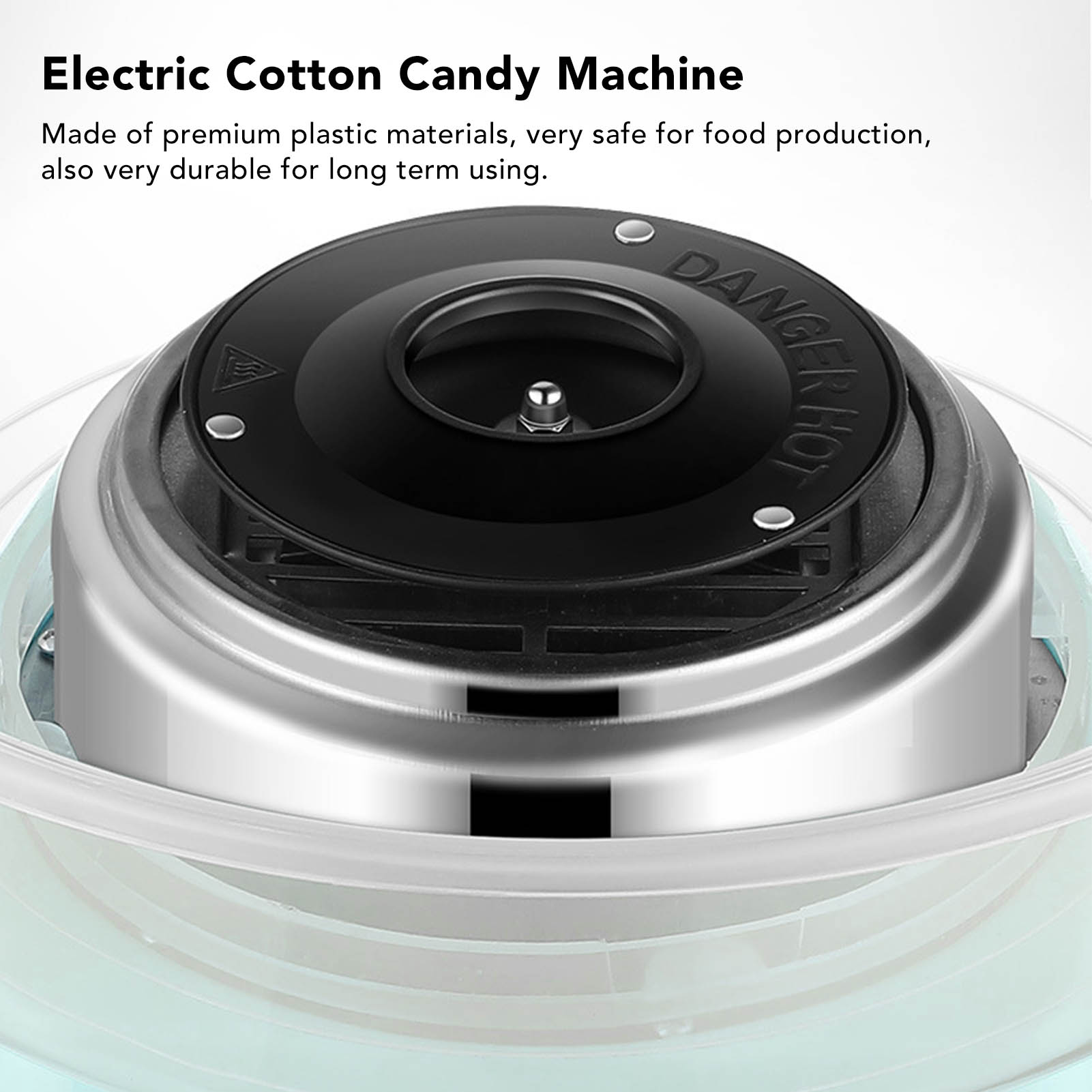 Nuoyang Zuckerwattemaschine Für Kinder, Heimgebrauch, Vollautomatisch, Originelle Dekorationen, Mini-farbzucker, Blaue D500 Zuckerwattemaschine
