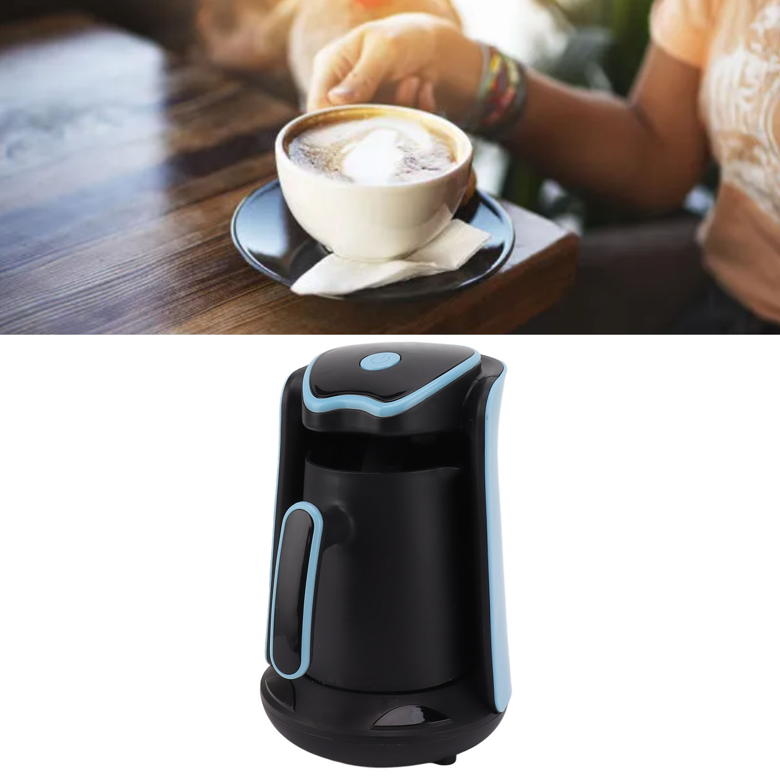 500-ml-kaffeemaschine Für Türkischen Kaffee, Elektrischer Wasserkocher Für Den Haushalt Zum Erwärmen Von Kaffeetassen, Wasserkocher Fürs Büro (kaffee/tee), Europäischer Standard 220 V