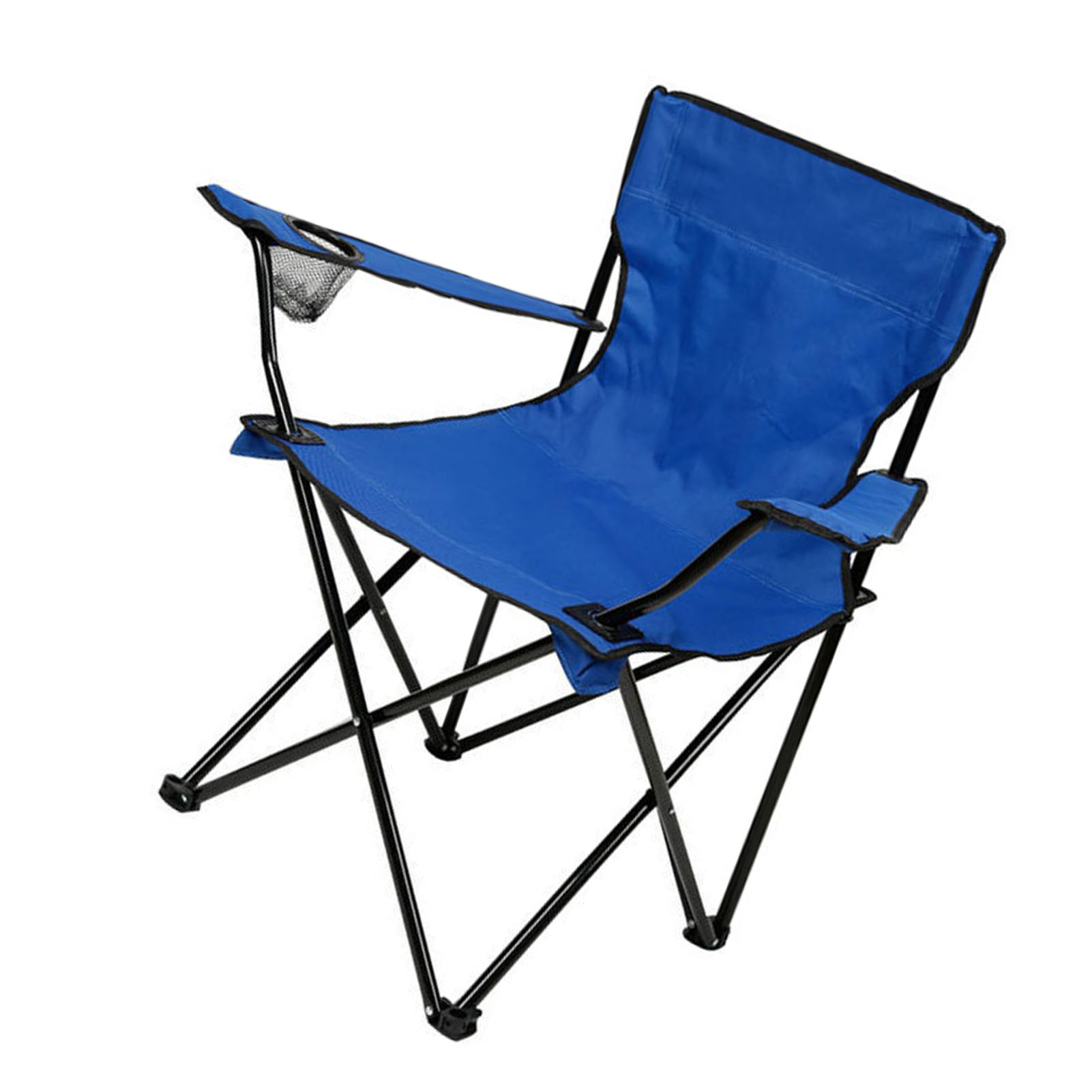 Tragbarer, Klappbarer Outdoor-stuhl, Leicht, Tragbar, Hohe Qualität, Große Belastbarkeit, Bequem Auch Bei Längerem Gebrauch, Blau.