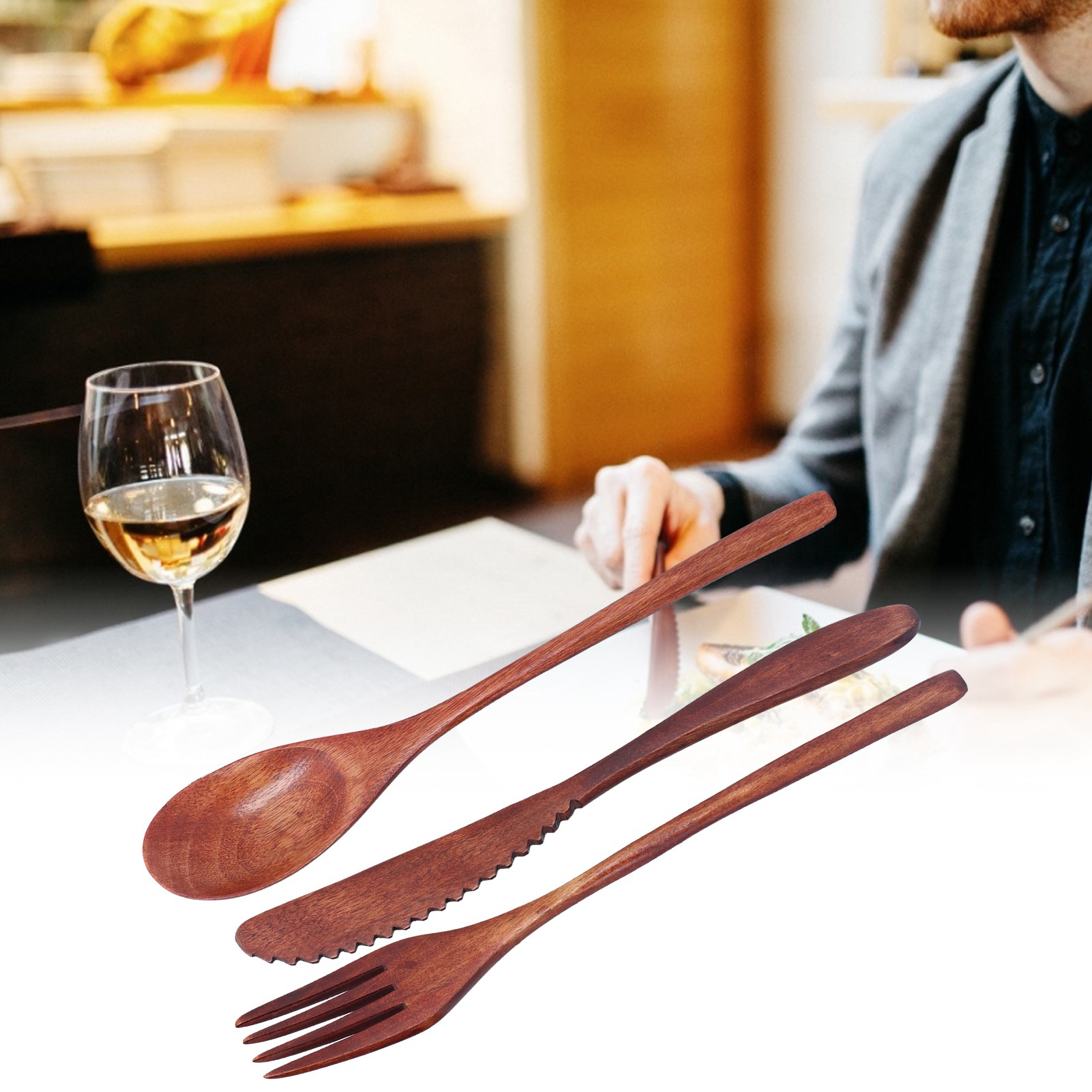 Tragbares Koreanisches Besteck (messer, Gabeln, Löffel) Für Westliche Gerichte Und Desserts