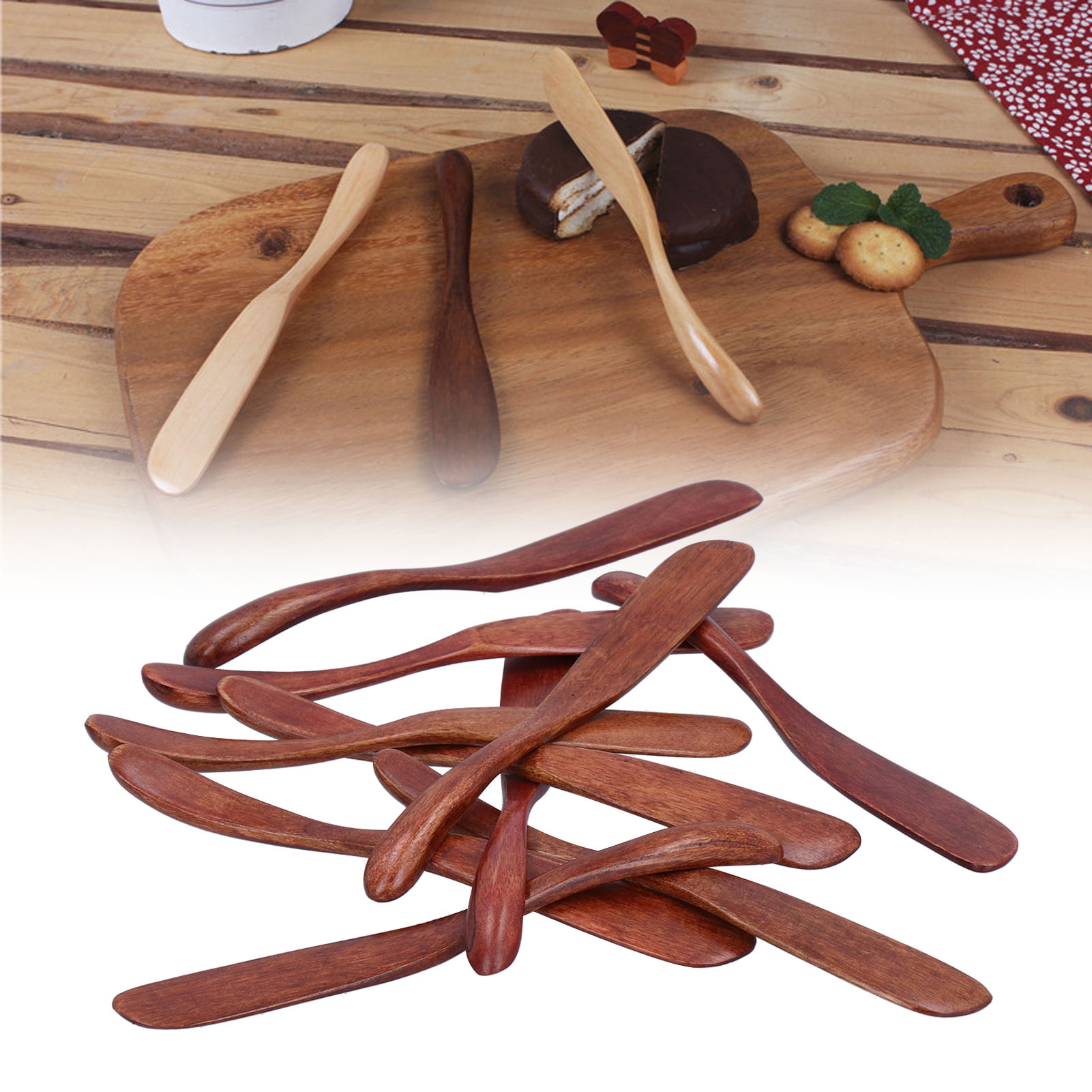 Japanisches Marmeladenmesser, Buttermesser, Kuchenmesser, Gebäck- Und Brotmesser, Besteck, Lackierte Oberfläche.