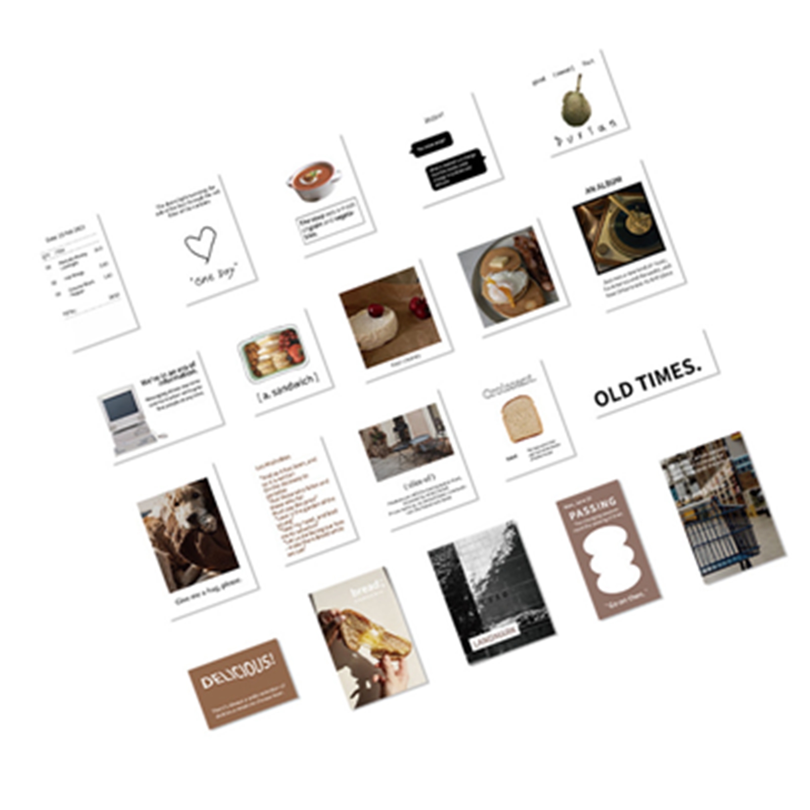 Papermore Sticker-set: Seaside-serie – Journaldekoration Im Ins-stil (40 Blatt) Kaya Toast