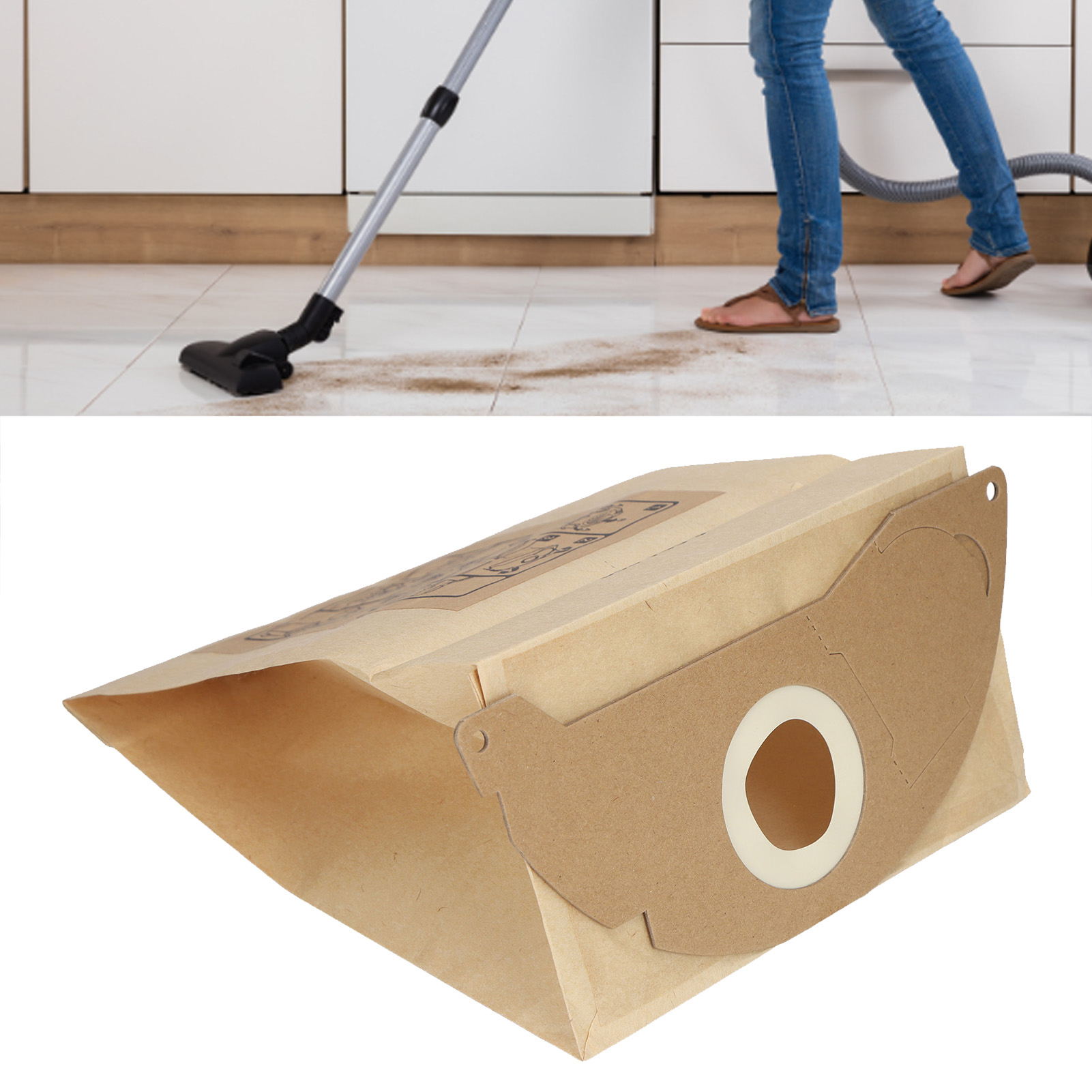 Einweg-staubbeutel Für Kärcher Staubsauger Wd2250 A2004 A2054 Mv2.