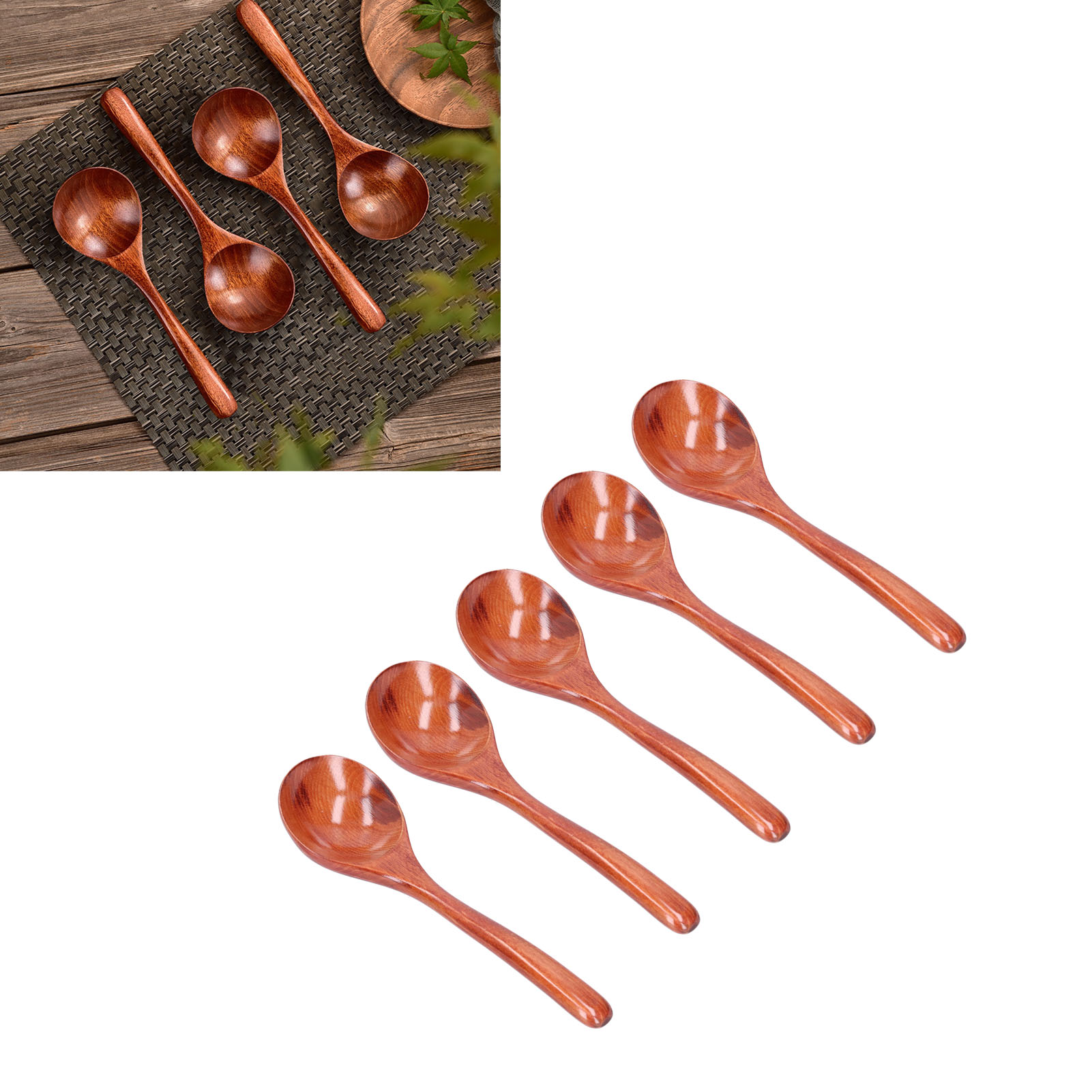 Japanische Schöpfkelle Mit Langem Griff Und Weiter Öffnung (20 X 6 Cm), Ideal Für Suppe, Brei, Ramen Oder Andere Zubereitungen.