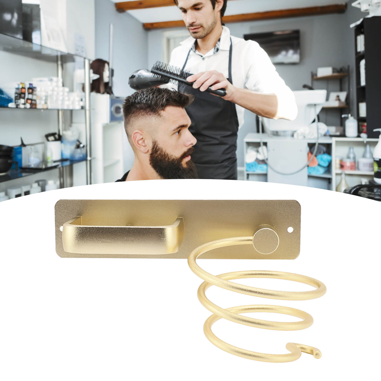 Haartrocknerständer Aus Aluminium, Haartrockner-ablage, Haartrocknerhalter