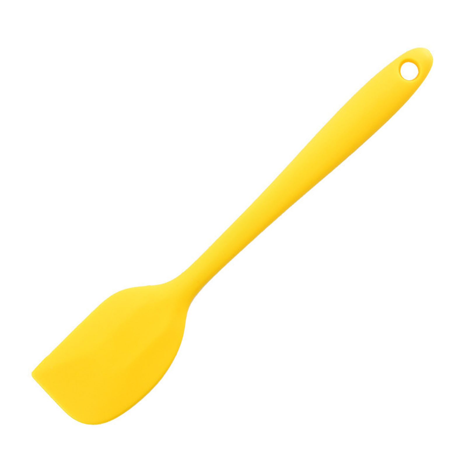 Silikonspatel, Gebäckwerkzeug, Lebensmittelecht, Flexibler Allzweckspatel, Butterspatel Für Kuchen, Gelb.