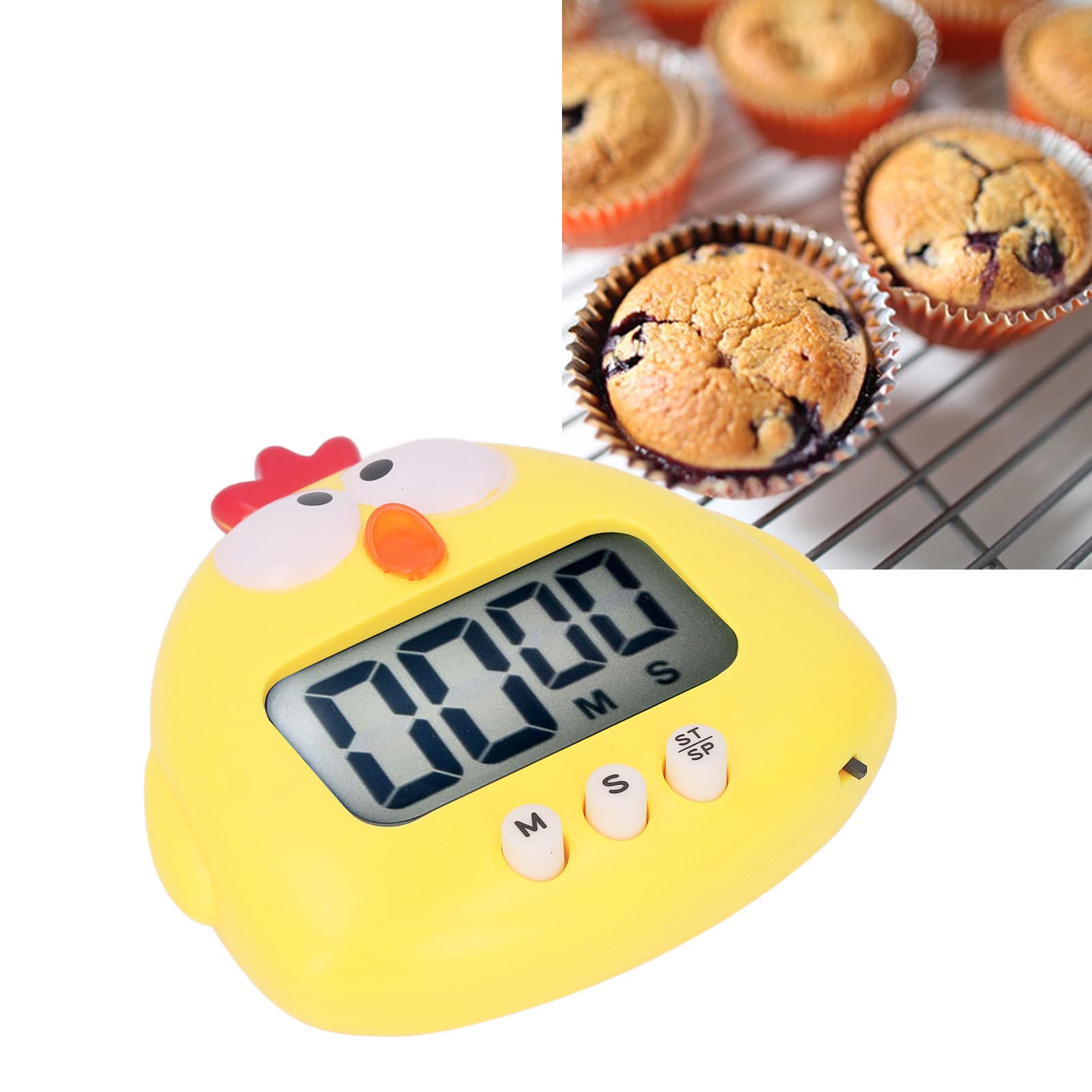 Elektronischer Timer, Timer Mit Tiermotiv, Ofentimer, Gelbes Küken